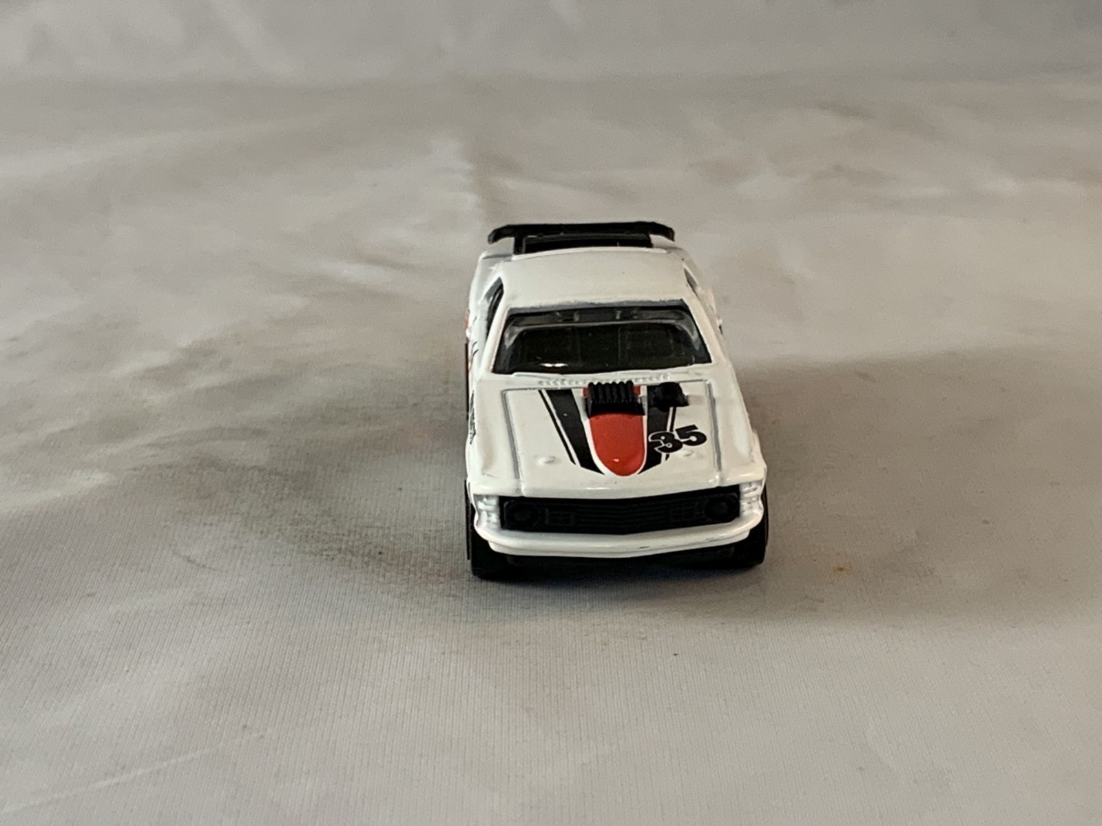 Hot Wheels 1970 Ford Mustang Mach 1 2011 Main Street Kmart Color White 5SPs