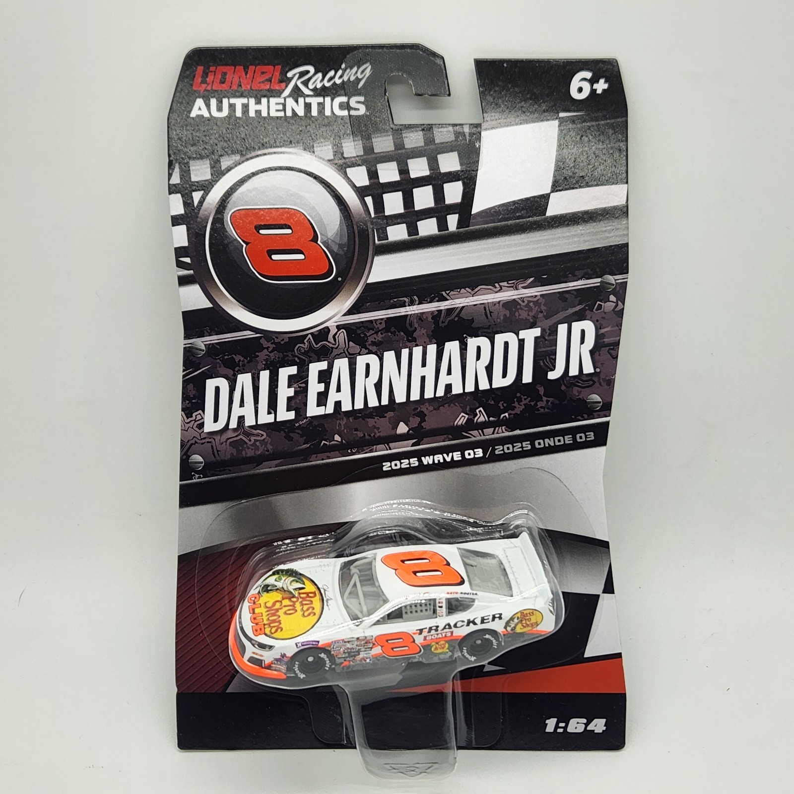 2025 NASCAR AUTHENTICS WAVE 3 1/64 #8 DALE EARNHARDT JR. BASS PRO SHOPS CLUB