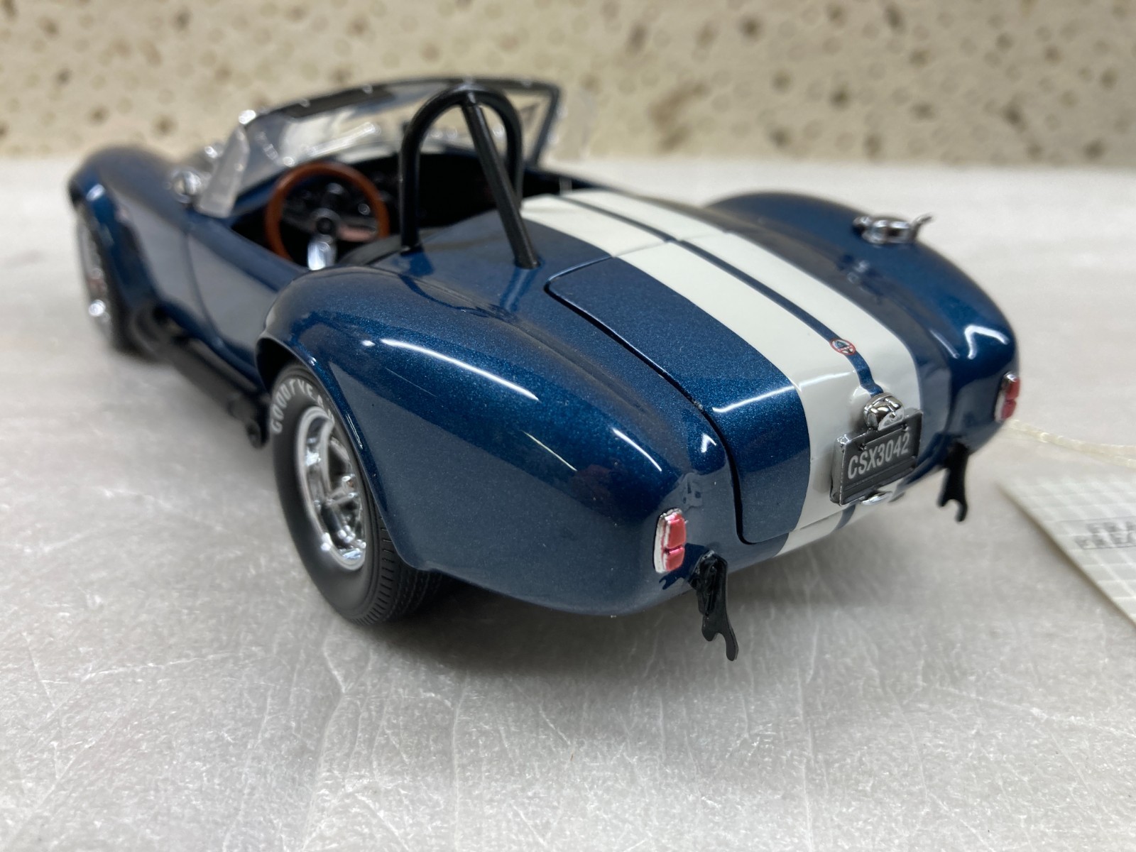 Franklin Mint 1966 Shelby Cobra 427 S/C “Main Street Productions” LE of 427 RARE