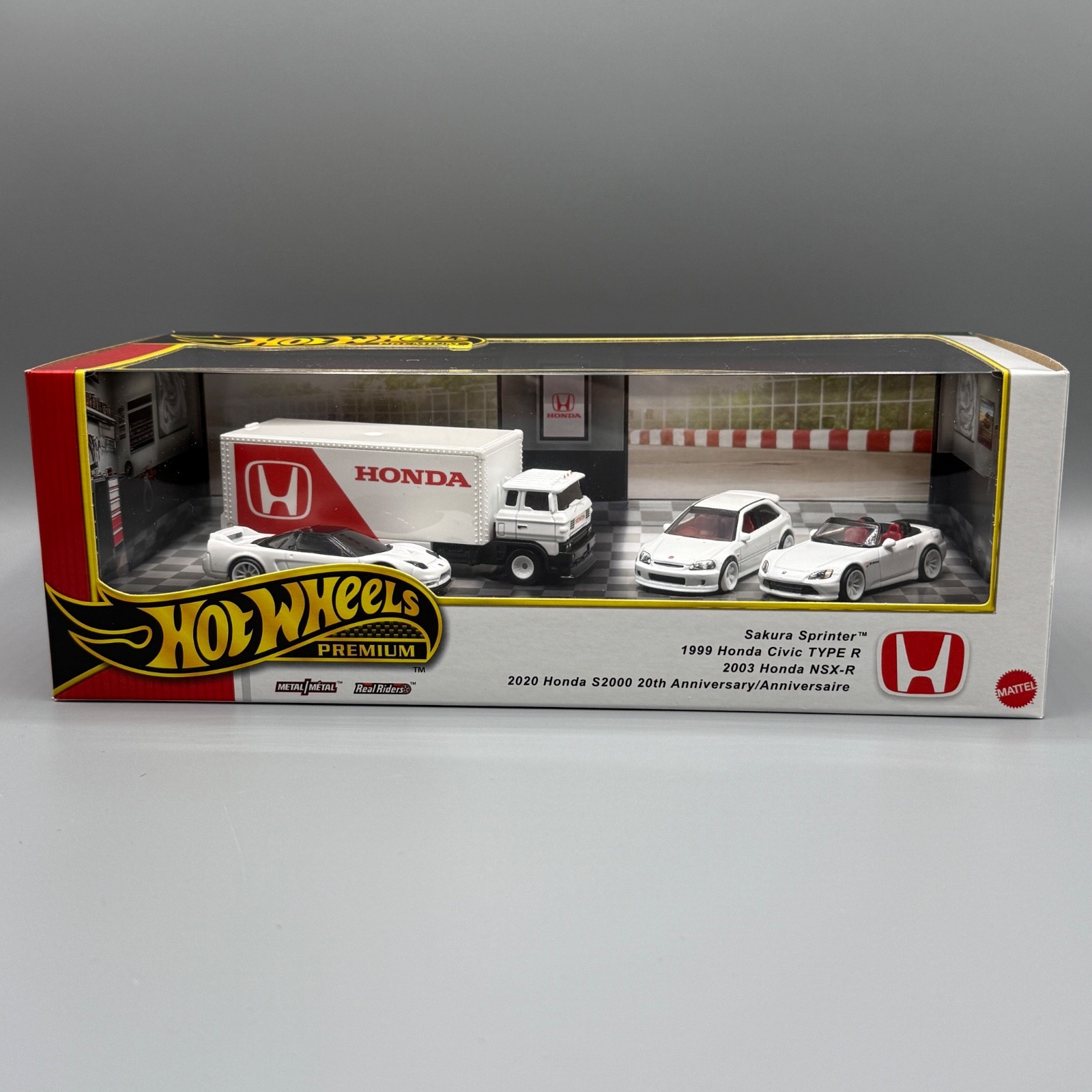 HOT WHEELS 2025 PREMIUM diorama garage HONDA CIVIC TYPE R s2000 NSX-R sprinter