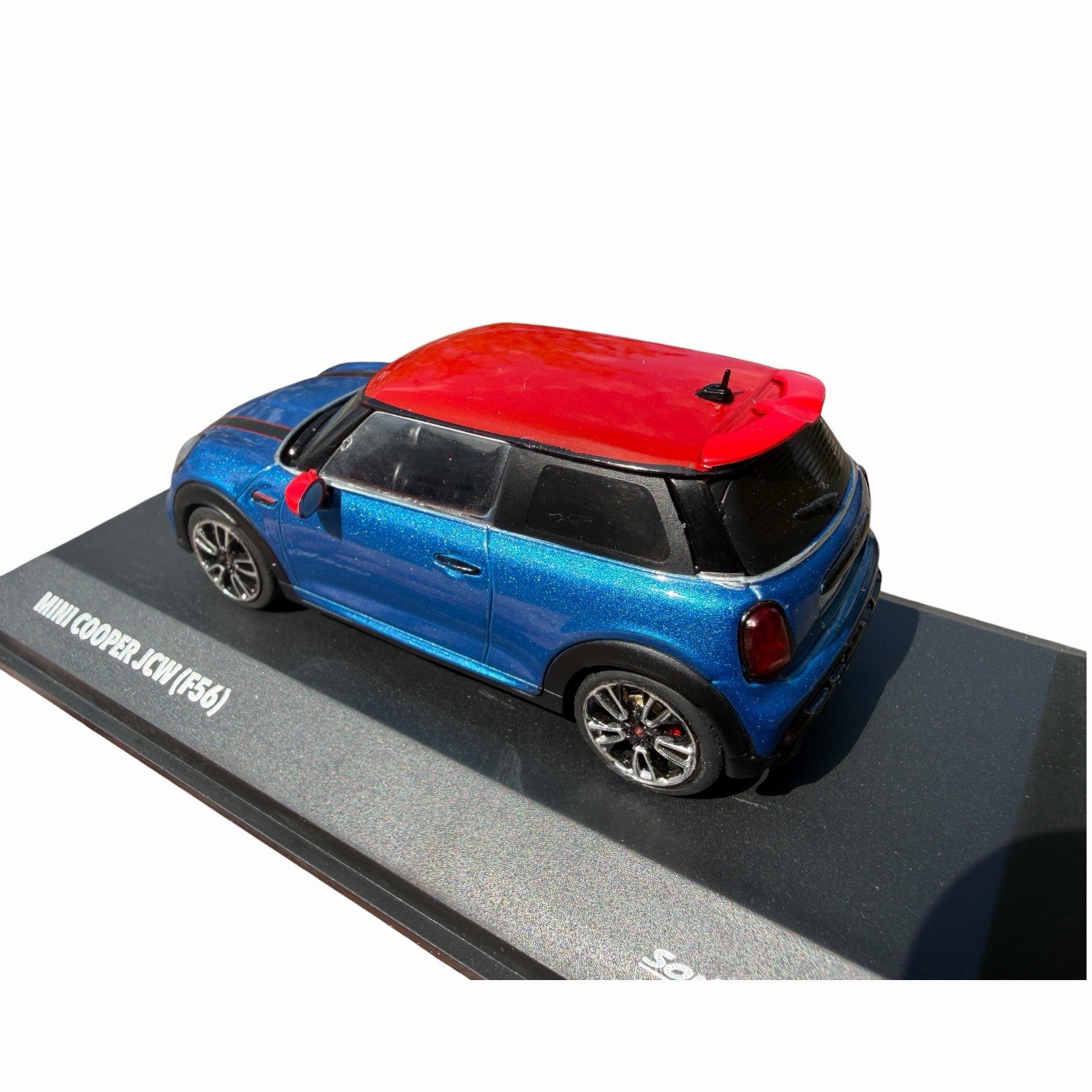 F56 MINI Cooper S John Cooper Works Blue Diecast car 1:43 Scale