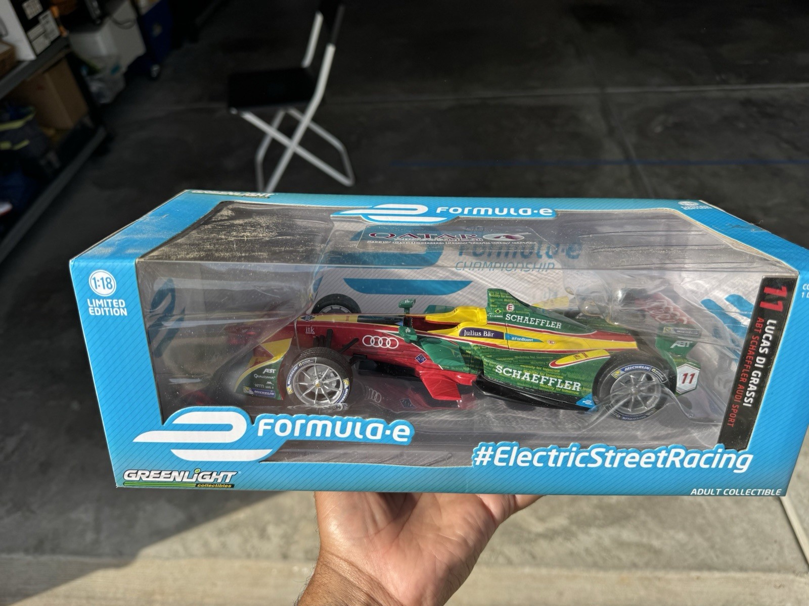 Greenligh Audi Sport ABT SCHAEFFLER t Formula-E