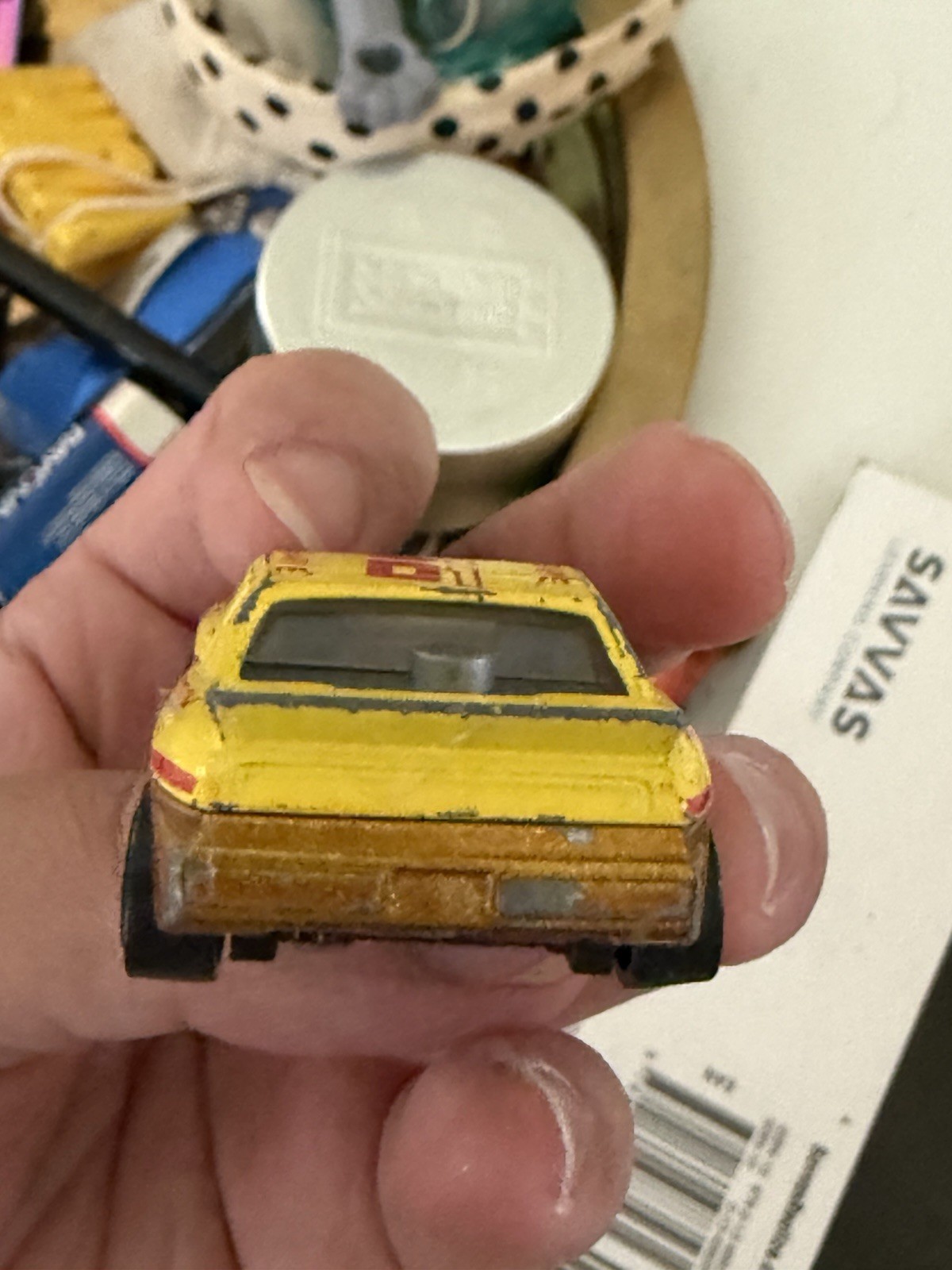 VINTAGE 1985 MATCHBOX PONTIAC FIERO PROTECH #16 Gary B VERY RARE prism wheels