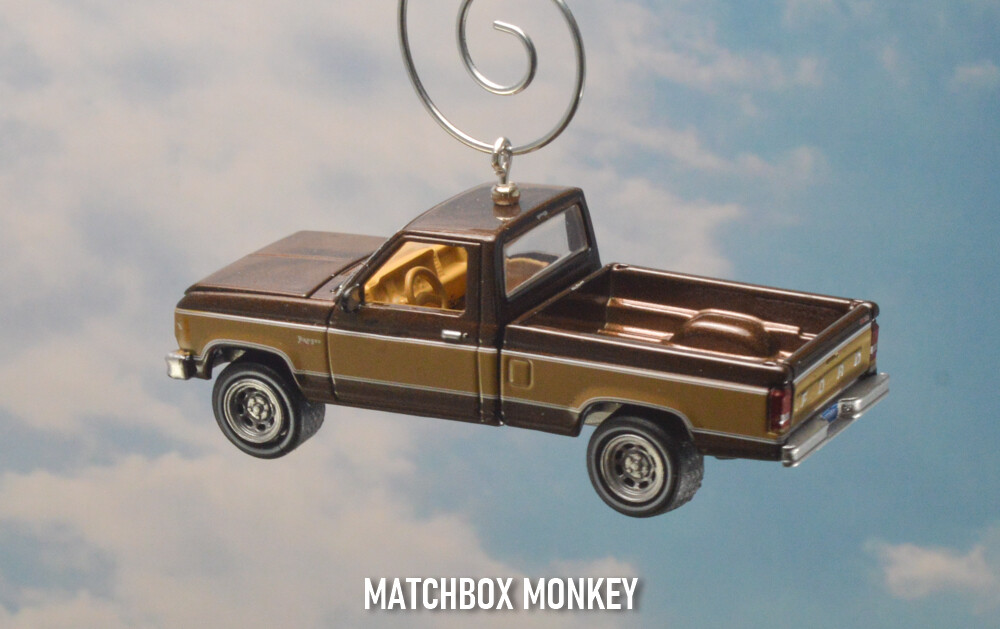 1984 Ford Ranger XL Pickup Truck Custom Christmas Tree Ornament 4X4 RARE Adorno