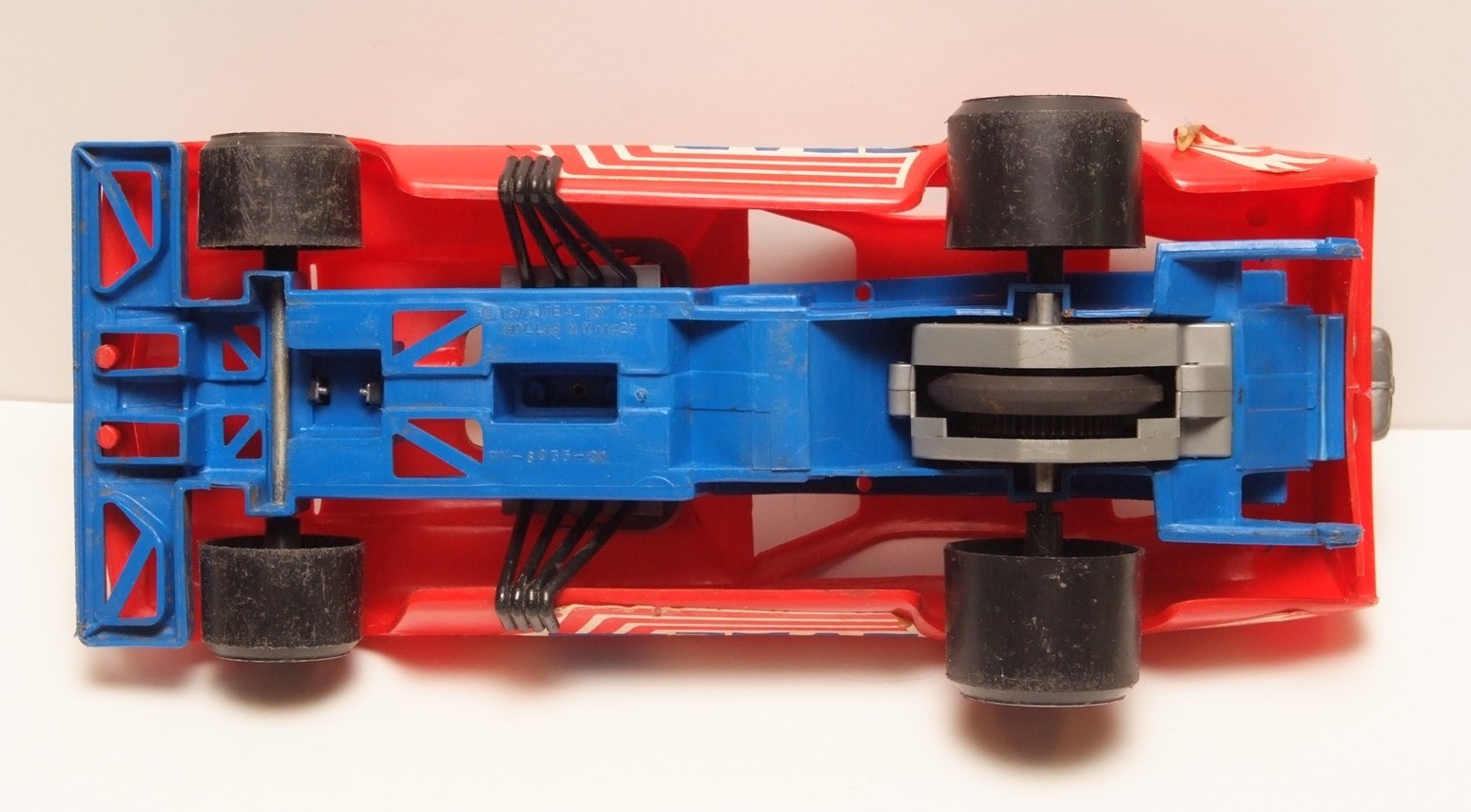 Vintage 1976 Ideal Toys Evel Knievel Red Firebird Funny Car Dragster 14″ Long