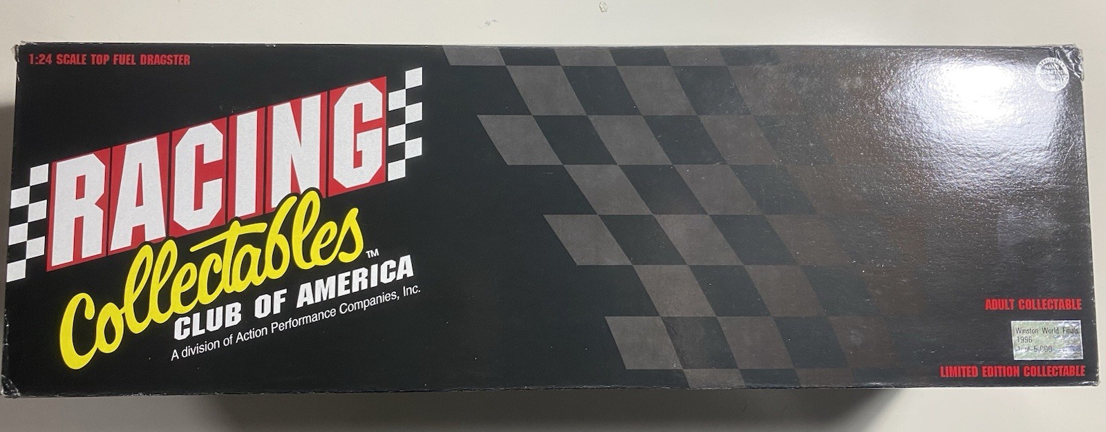 Action Top Fuel Dragster Winston World Finals 1996 1:24 Diacast Model Boxed
