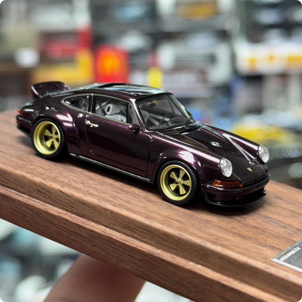 Deepmaker 1:64 Porsche 911 964 singer dls resin car model ornaments