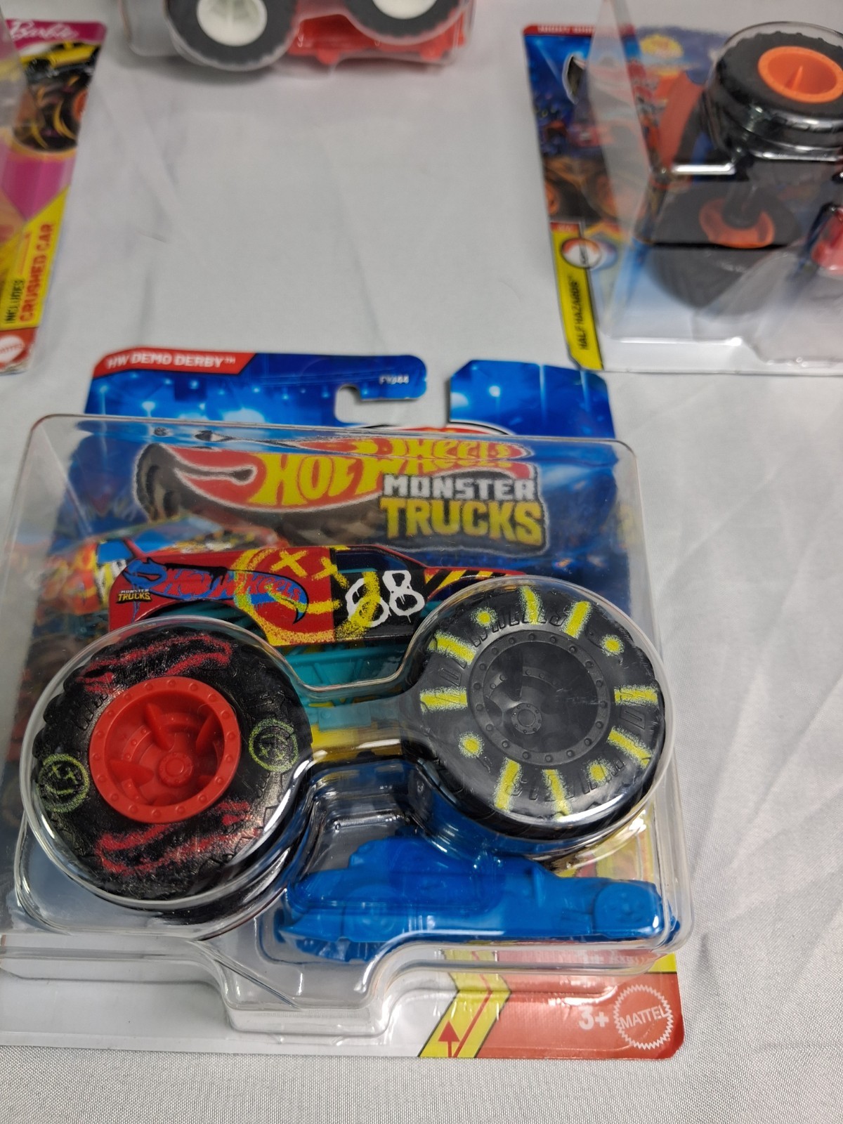 Hot Wheels Monster Trucks Lot of 8 Bone Shaker Snake Bite Hood Crusher…