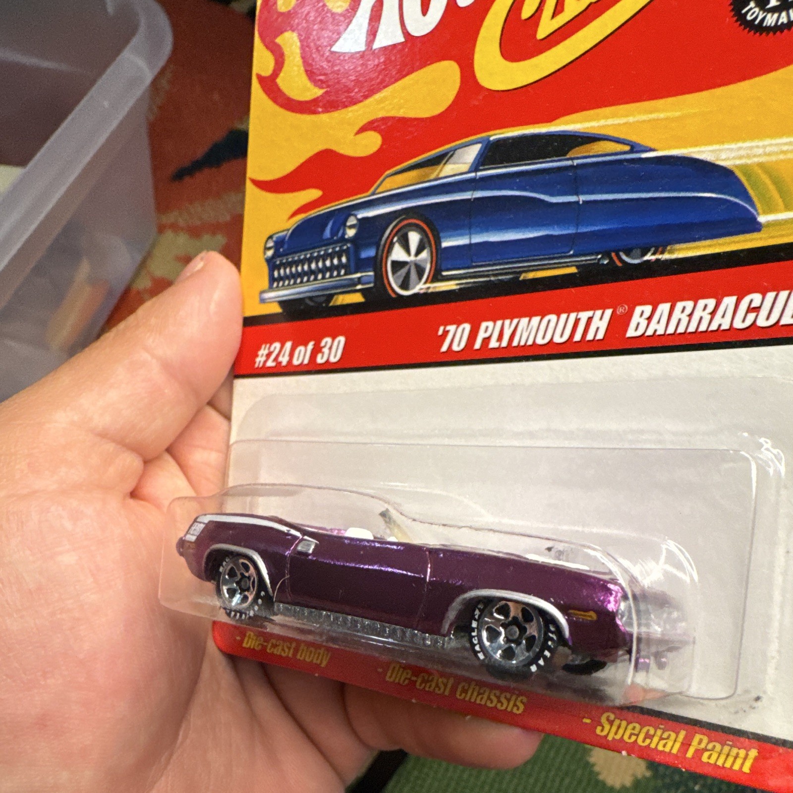 Hot Wheels Classics Series 3 ’70 Plymouth Barracuda 1:64 Purple Diecast Unopened