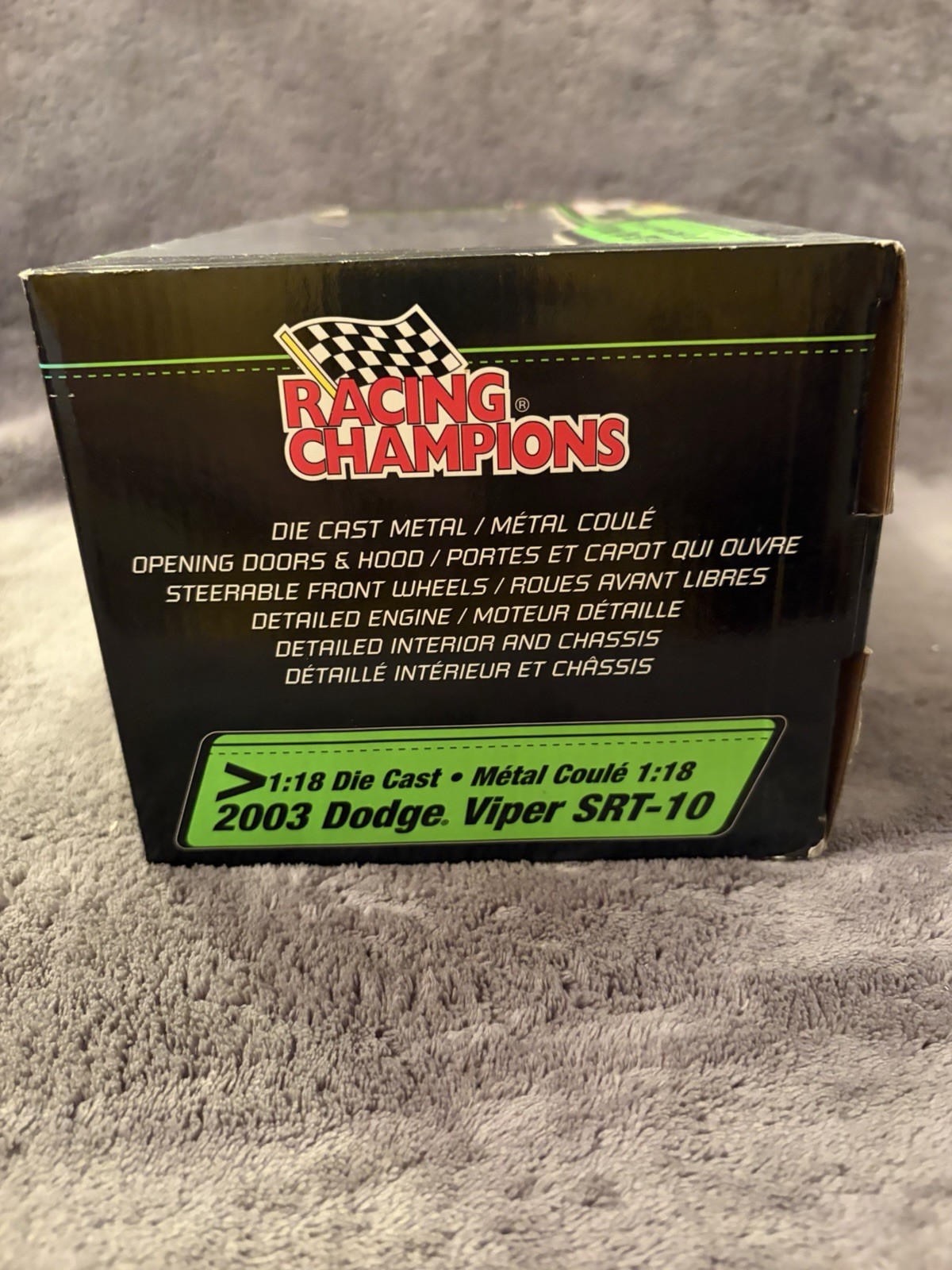 Racing Champions 1:18th Scale 2003 Dodge Viper SRT-10 Fast and the Furious ERTL