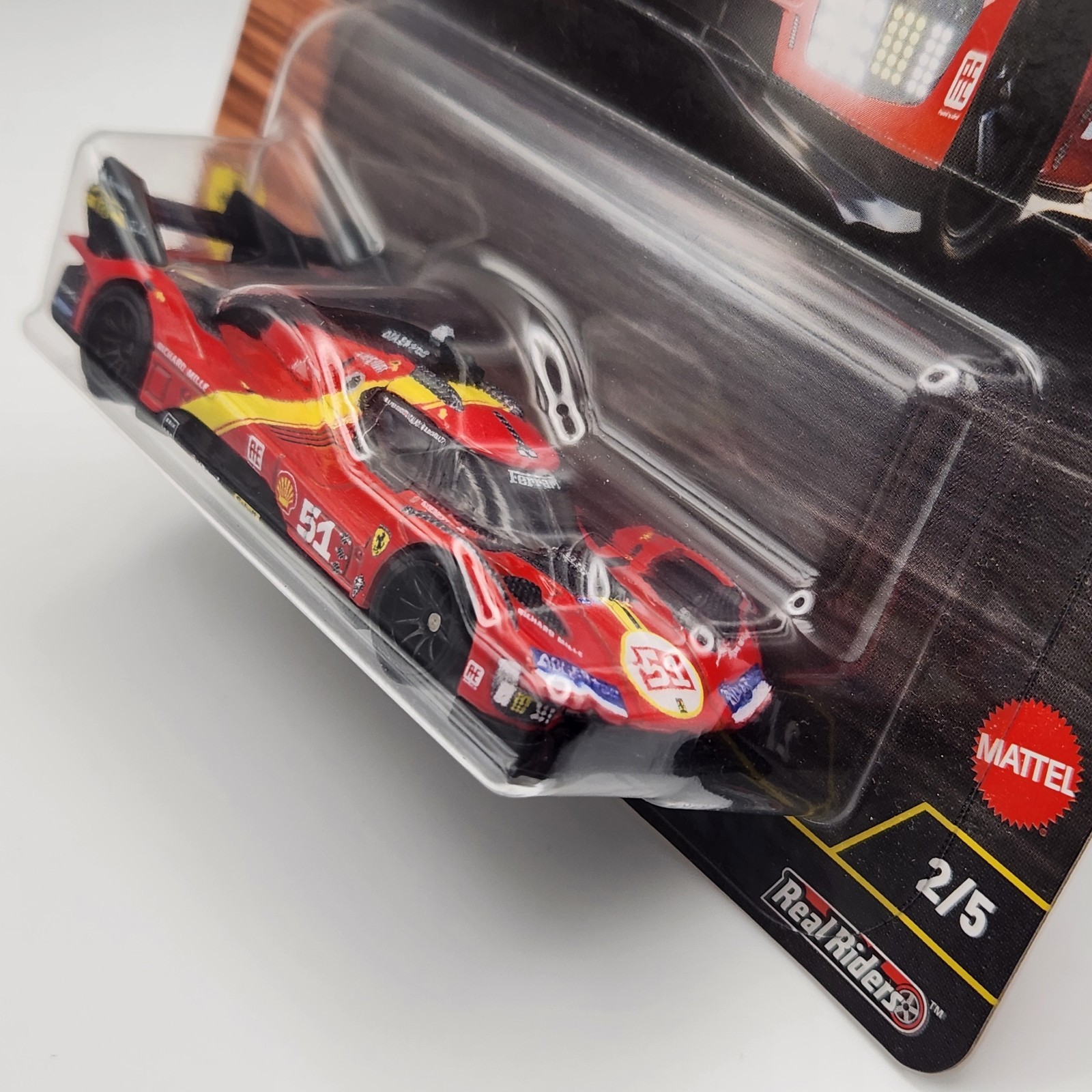 Hot Wheels Premium Ferrari 499P *DAMAGED CARD*