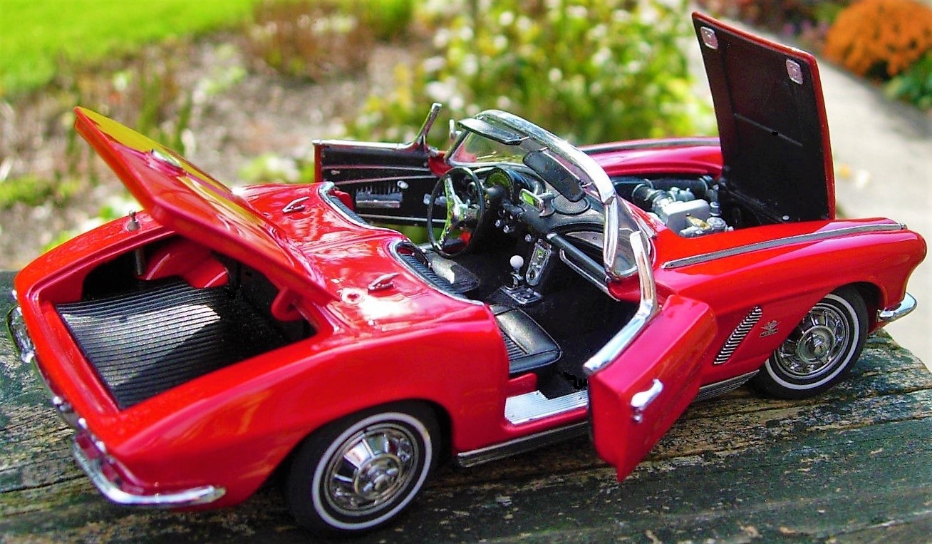 Corvette Chevrolet StingRay Race Car Chevy Classic Hot Rod 1 57 18 55 1955