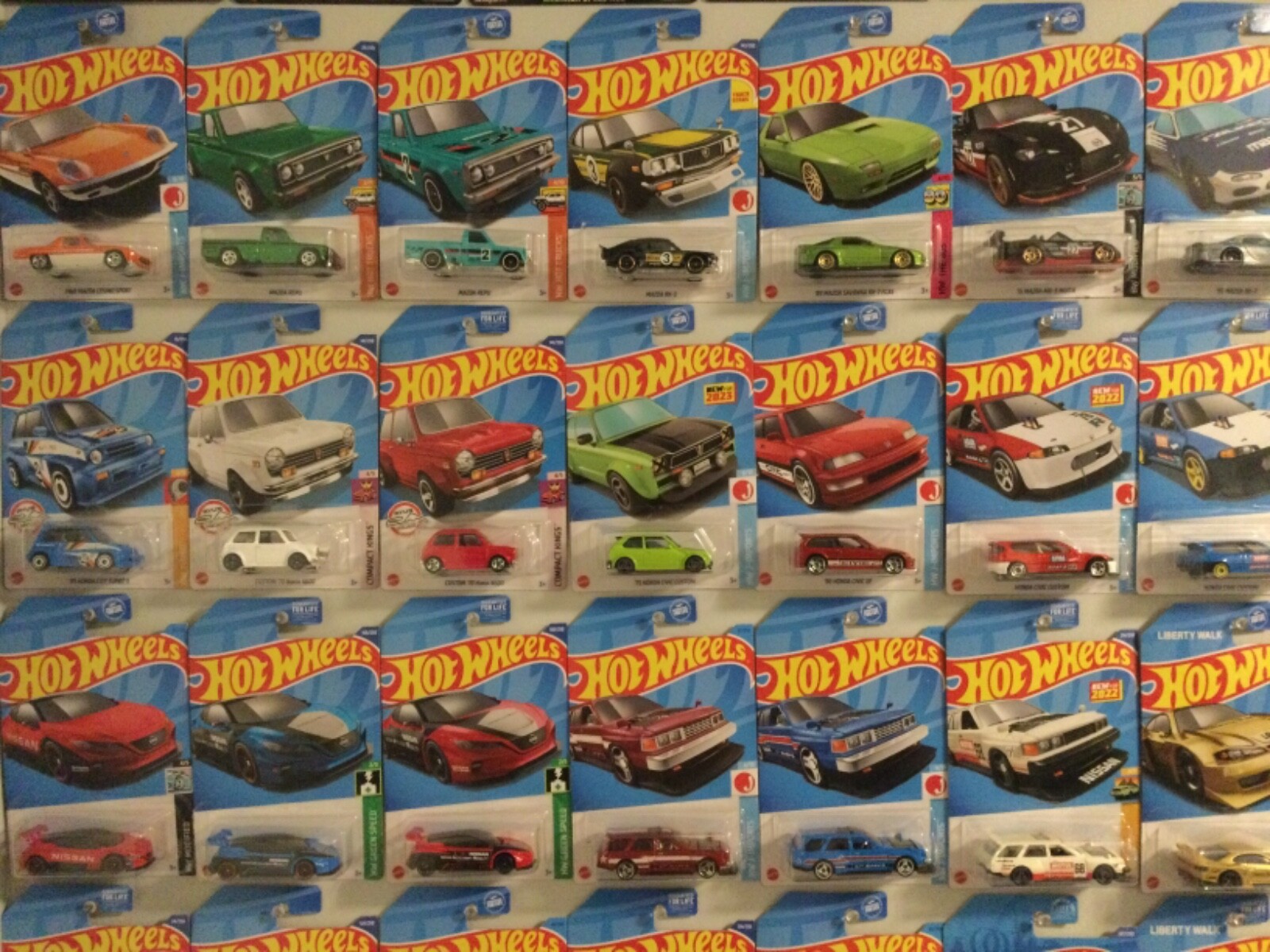 HOT WHEELS JDM Random lot of 4 Nissan Subaru Mazda Honda Toyota Acura Mitsubishi