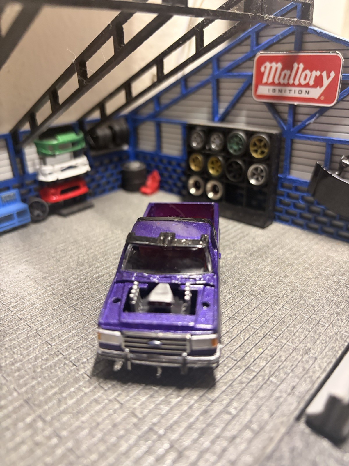 1990 Ford F350 Custom Diecast Drag Truck 1:64 Scale