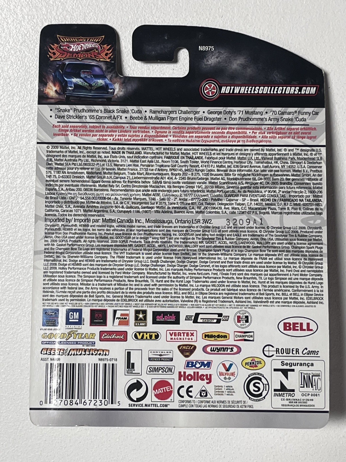Hot Wheels Premium Drag Strip Demons Prudhomme Army Snake & Black Snake!