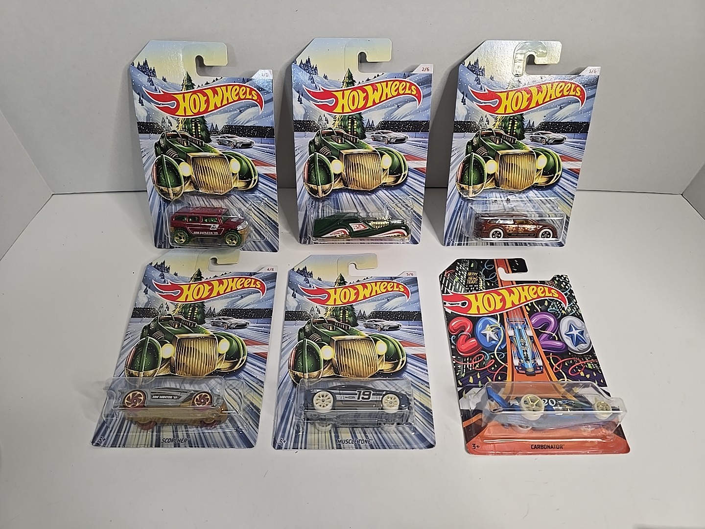 Hotwheels 2019 Winter Set. Full Set All 6 Cars. READ DESCRIPTION