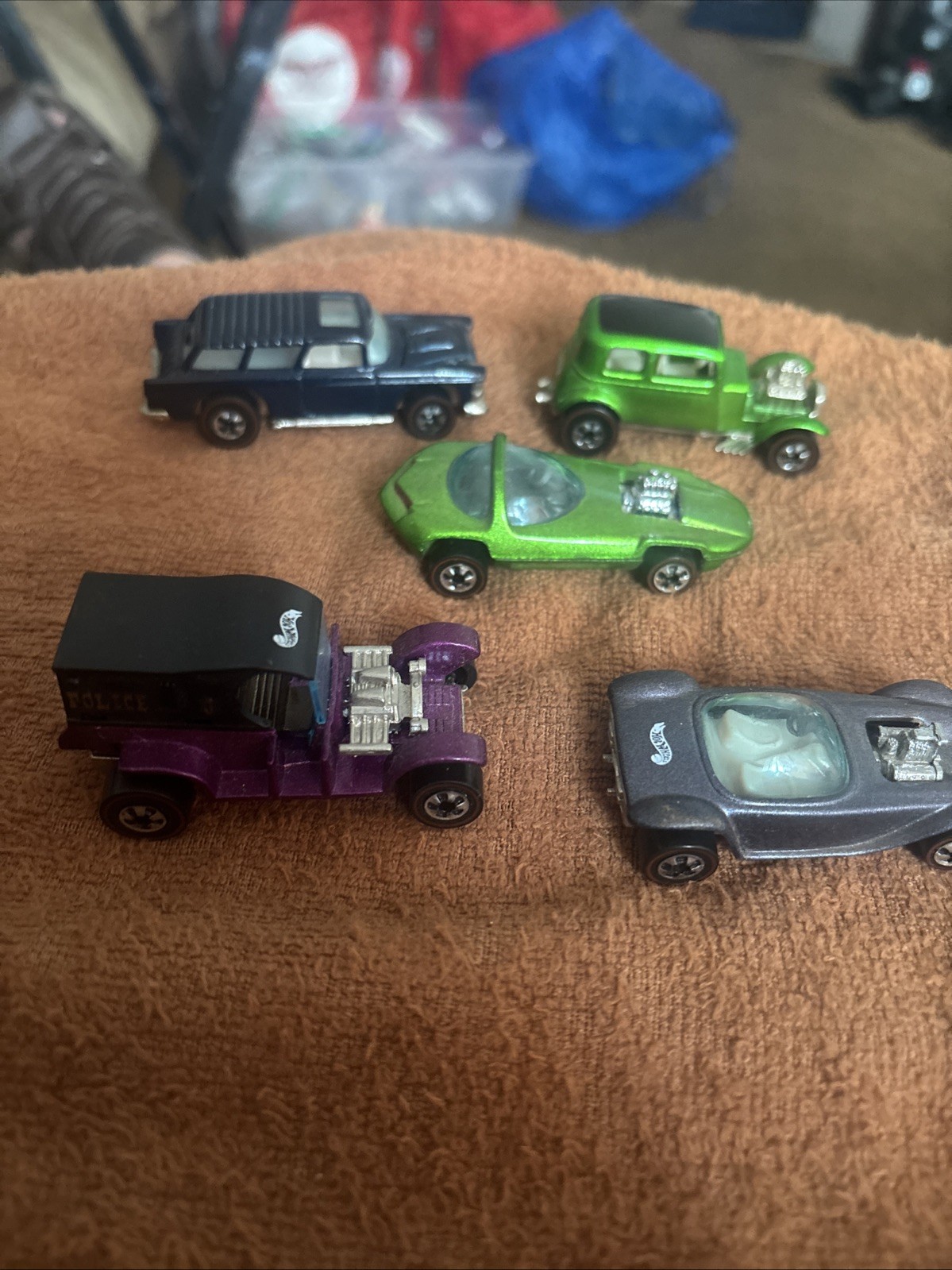 B-SET OF 5 LOOSE 1:64 HOT WHEELS 1992-93 25TH & VINTAGE COLLECTION