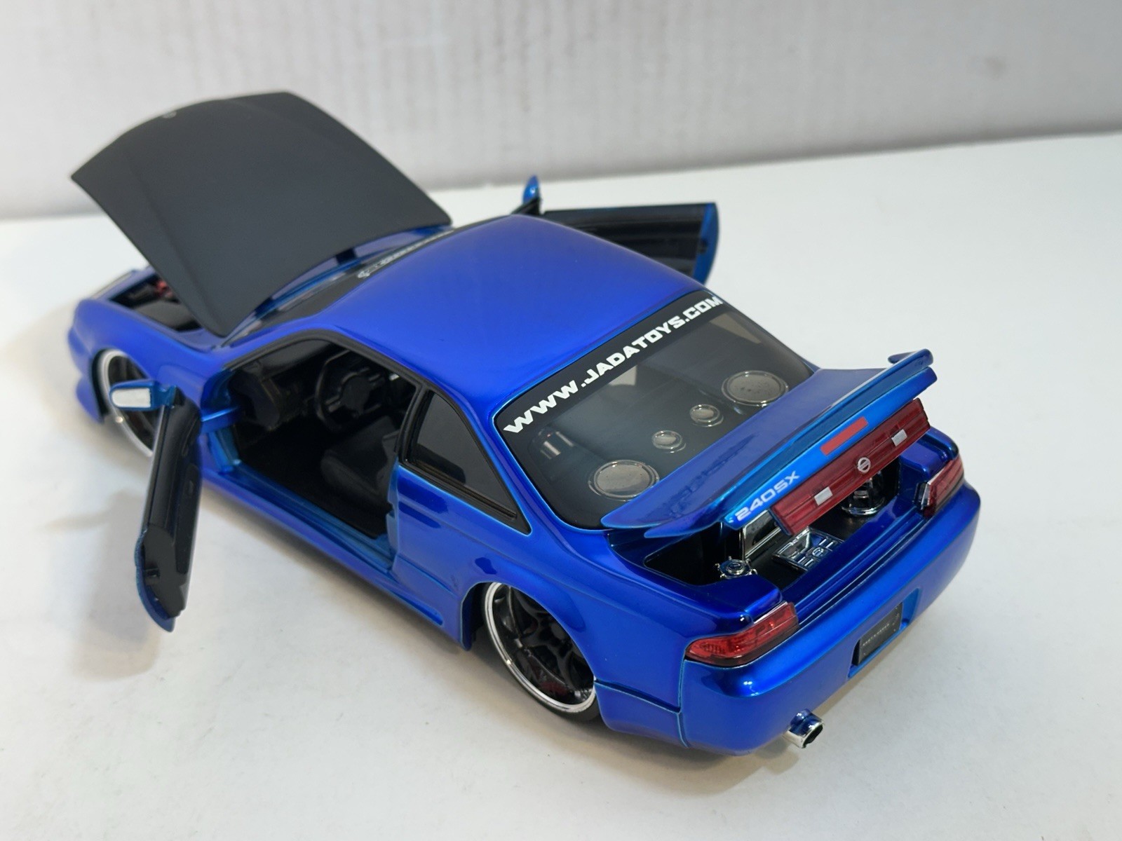 JADA OPTION D 1998 NISSAN 240SX (S-14) BLUE 1:24 DIECAST MODEL CAR NEW NO BOX