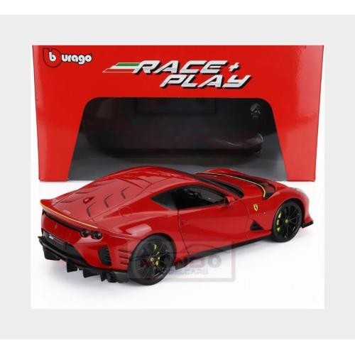 1:18 BURAGO Ferrari 812 Competizione 2021 Rosso Corsa Red BU16019 MMC