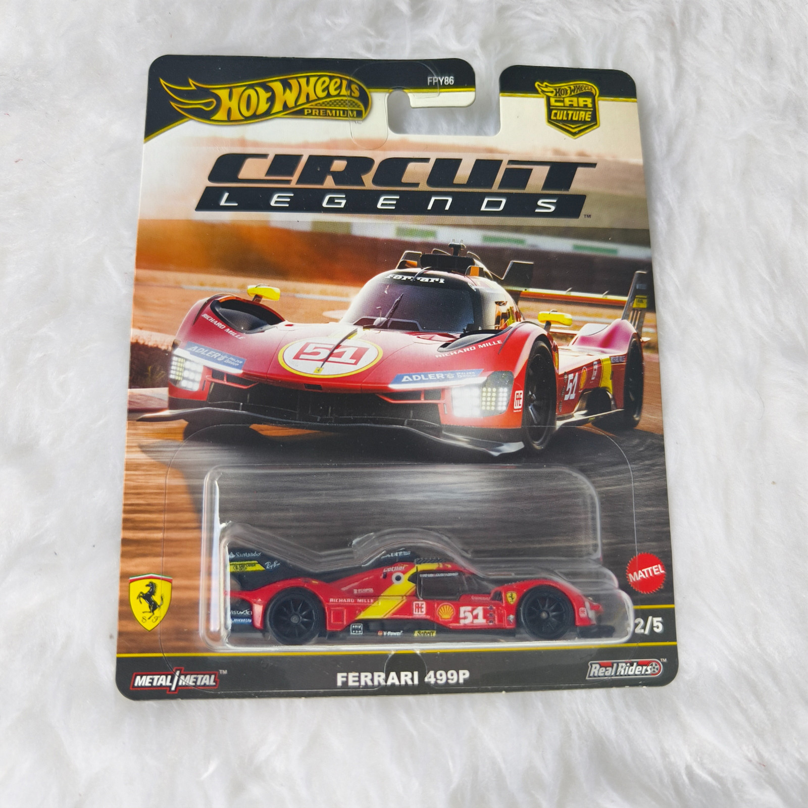 Hot Wheels Premium Circuit Legends Ferrari 499P Diecast
