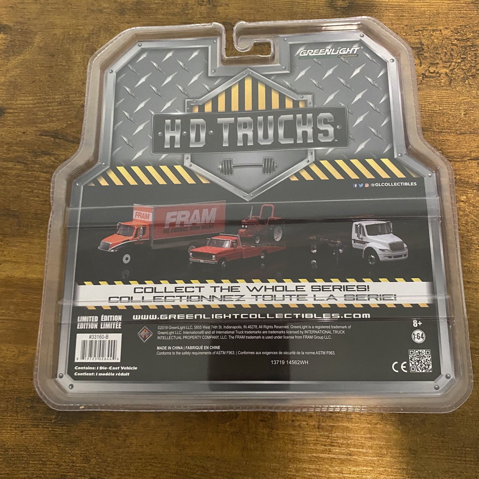 New Greenlight H.D. Series 16 International DuraStar Fram Box Van 1:64 LE In box