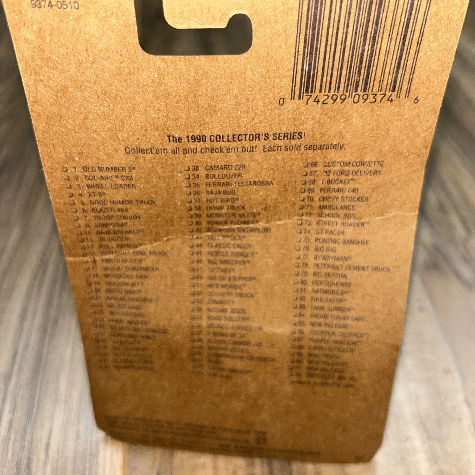 Hot Wheels 1989 Tank Gunner #83 – Rare Blue Card Military Vehicle