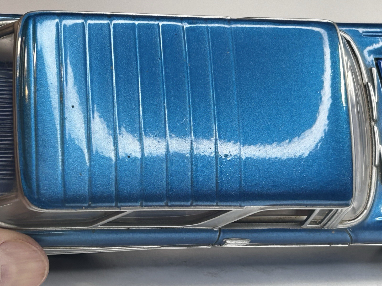 Racing Champions 1957 Chevrolet Bel Air Nomad Pro Street Blue 1:24 Die Cast
