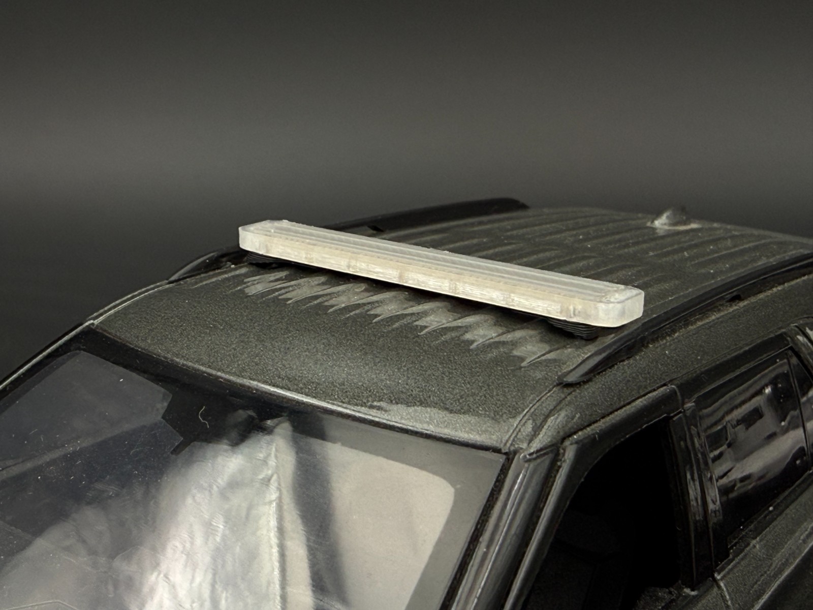 1/24 1/25 LED Compatible Clear Narrow Lightbar Police Fire Emergency