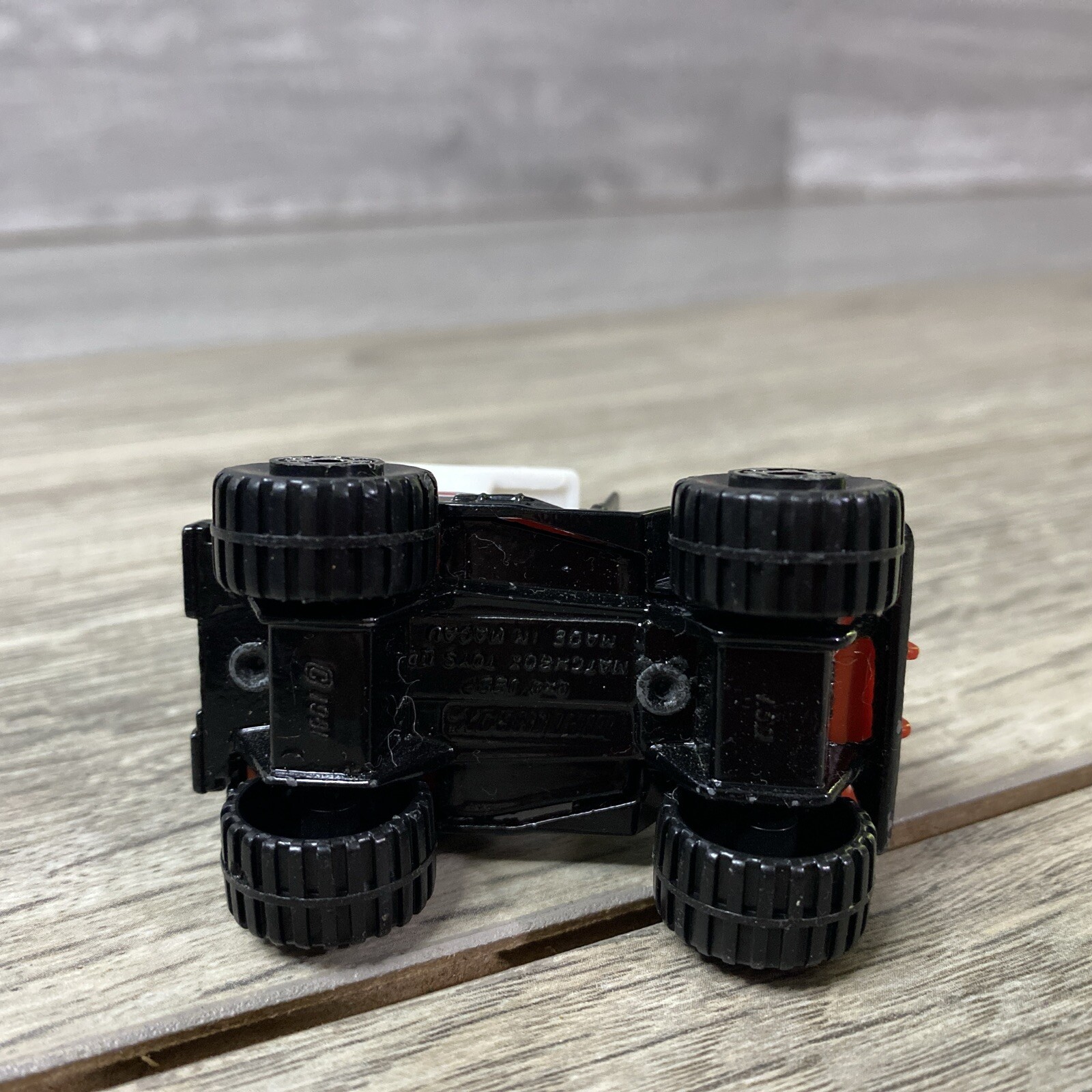 1981 Matchbox Black With Removable White Top 4X4 JEEP LAREDO