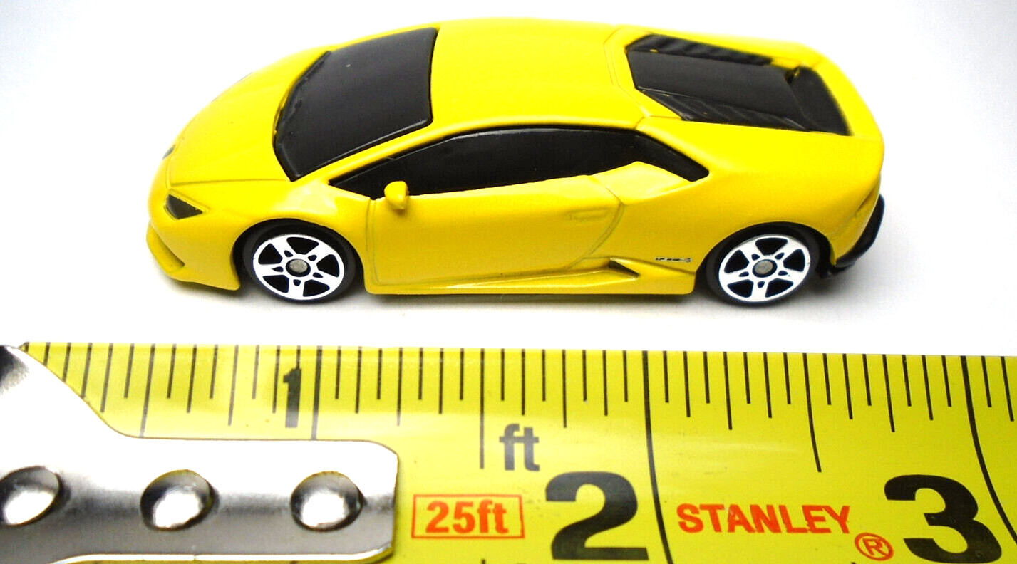 MAISTO LAMBORGHINI HURACAN LP 610-4 YELLOW 1:64 DIECAST 3″ CAR
