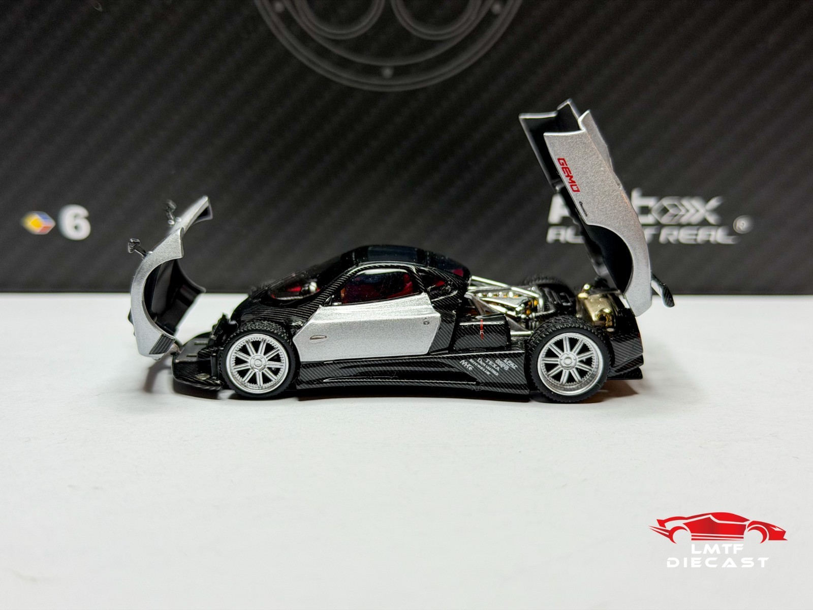 Almost Real 1:64 Pagani Zonda F Grigio Mercurio 2005