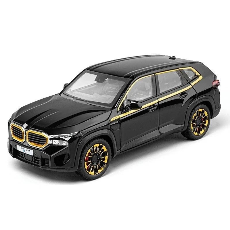 1:24 BMW XM SUV Alloy Diecast Car Sound & Light Toy Gift Collectible Vehicle NEW