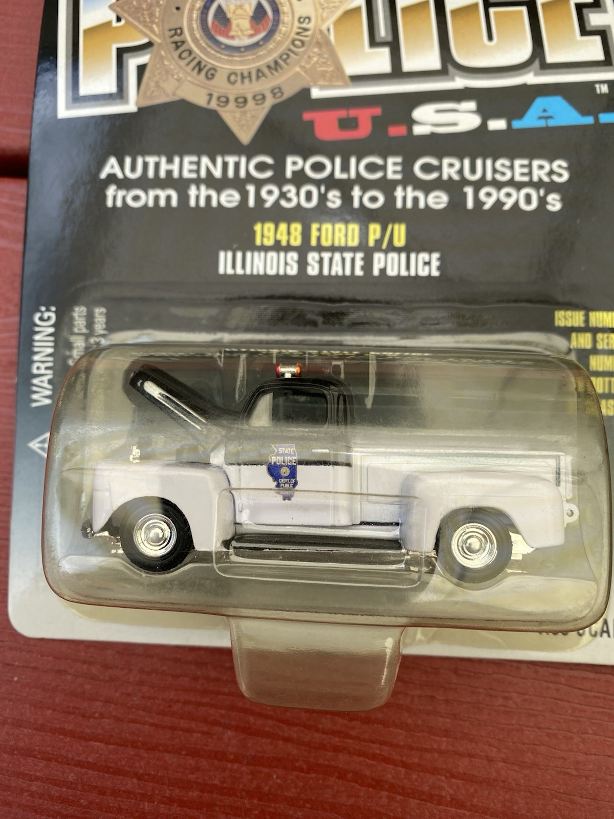 Frog Follies Racing Champions Police &Fire Rescue Die Cast Collectibles Lot of 2