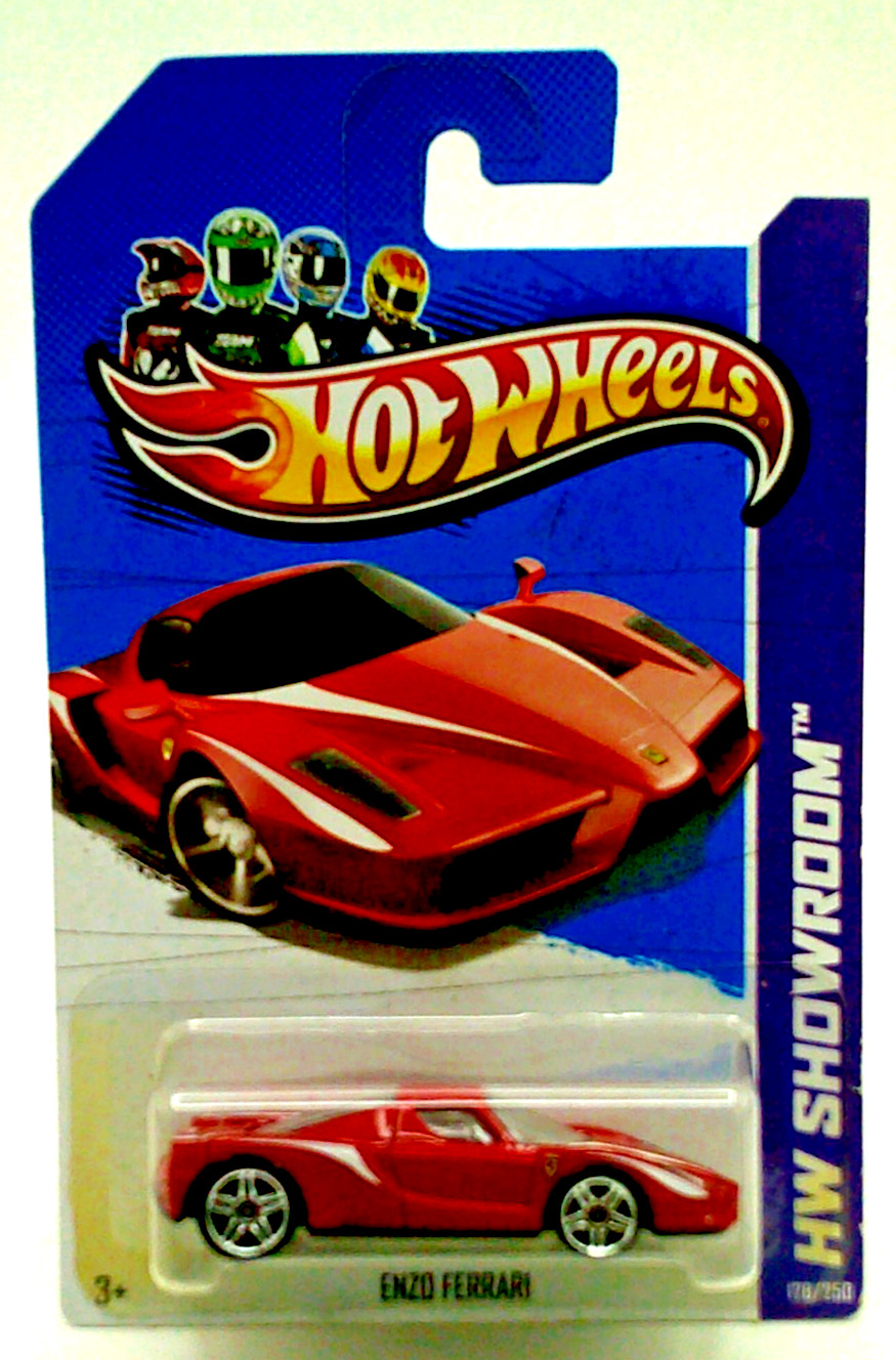 Hot Wheels HW SHOWROOM 2013 “ENZO FERRARI” 178/250 Red w/ White accent