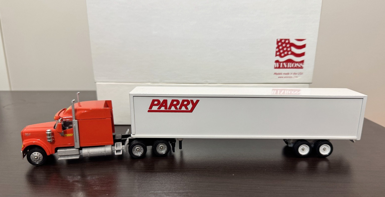 Parry Trucking 2002 Winross Truck International Eagle – Orange Tractor – SAMPLE