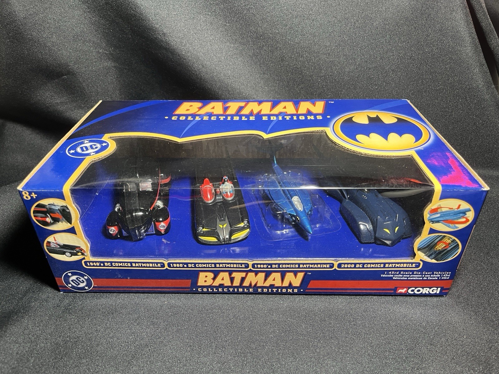 Corgi DC Comics Batman Collectible Editions Set of 4 1/43 Vehicles
