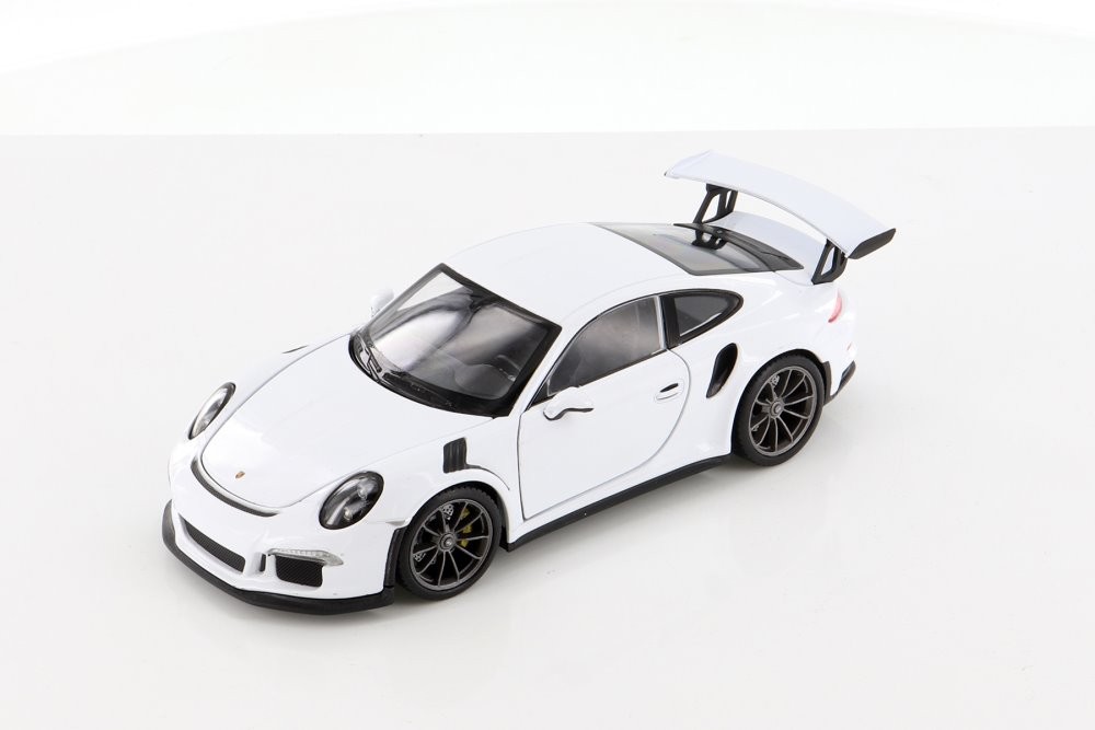 Porsche 911 GT3 RS, White – Welly 24080/4D – 1/24 scale Diecast Model Toy Car