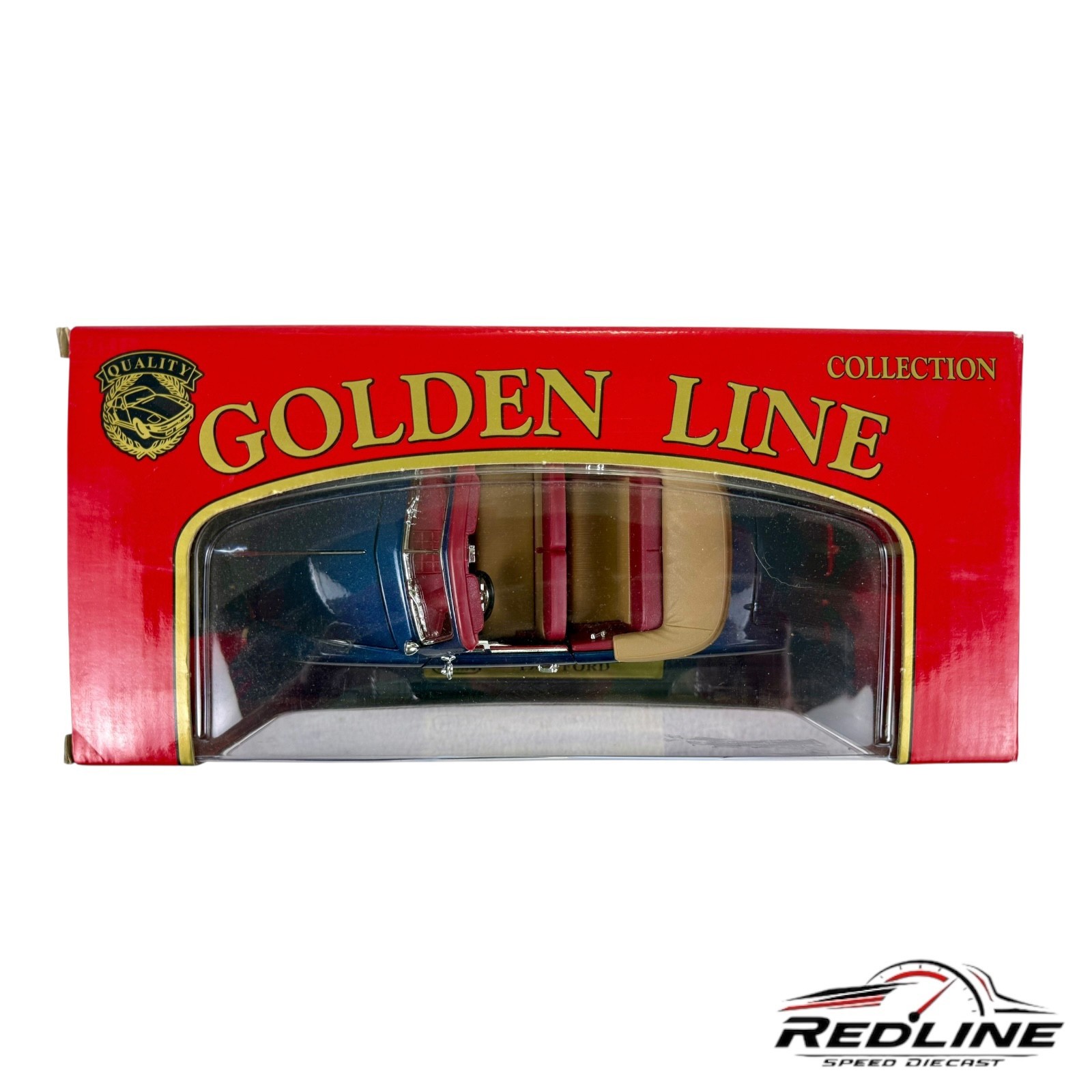 🇺🇸🇺🇸Mira Golden Line 1949 Ford Convertible Blue 1:18🇺🇸🇺🇸