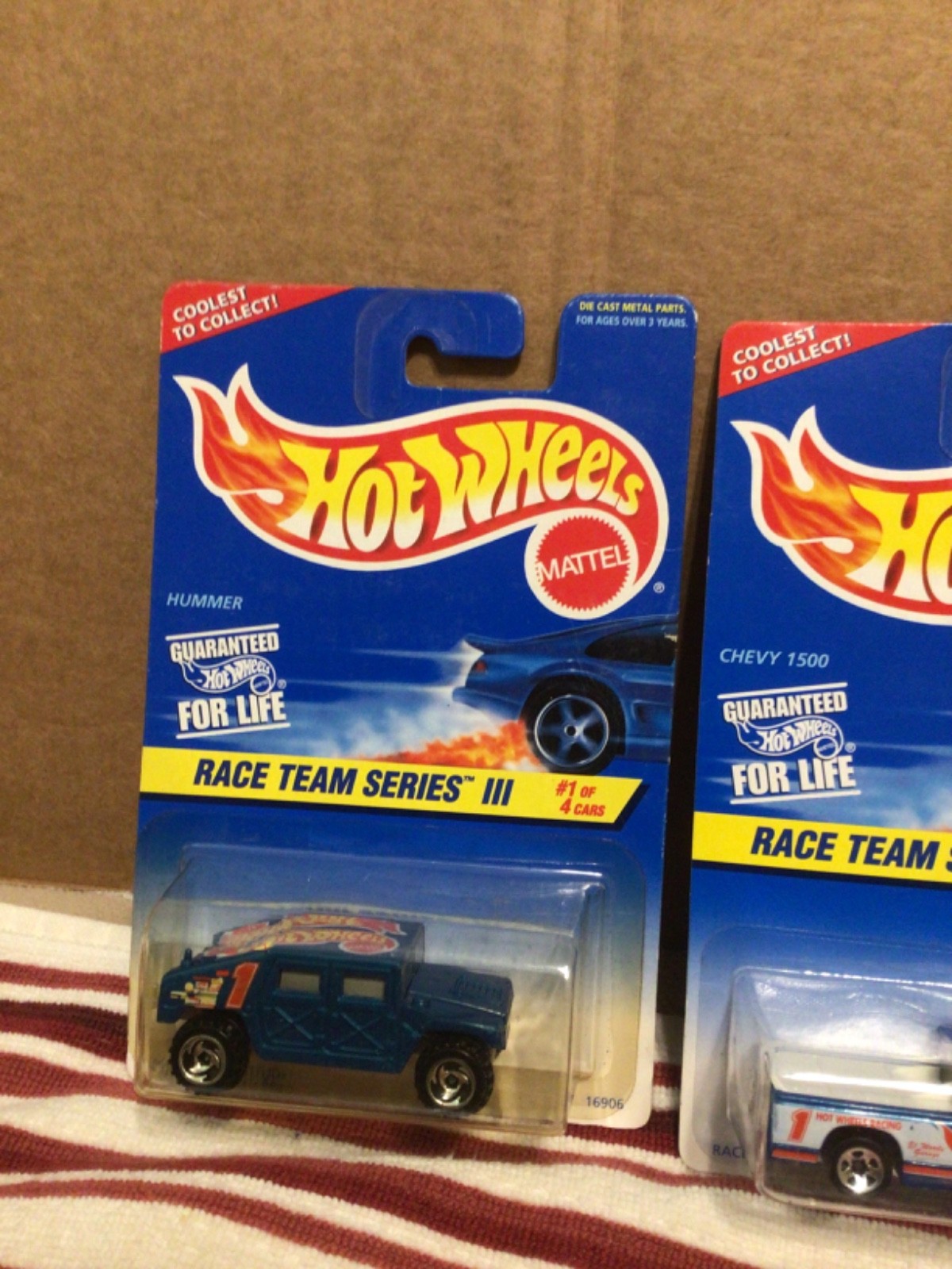 2026 Hot Wheels 1994,95,96,97, Race Team series complete sets of 4 see photos