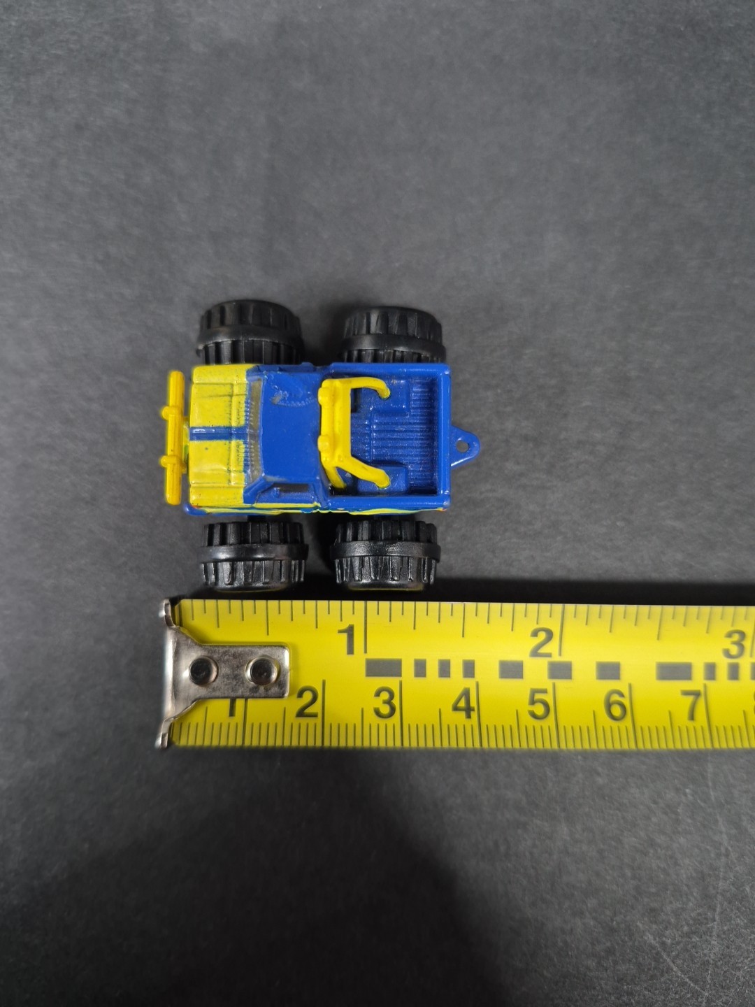 Micro Machines Blue And Yellow Datsun Monster Truck Vintage 1987