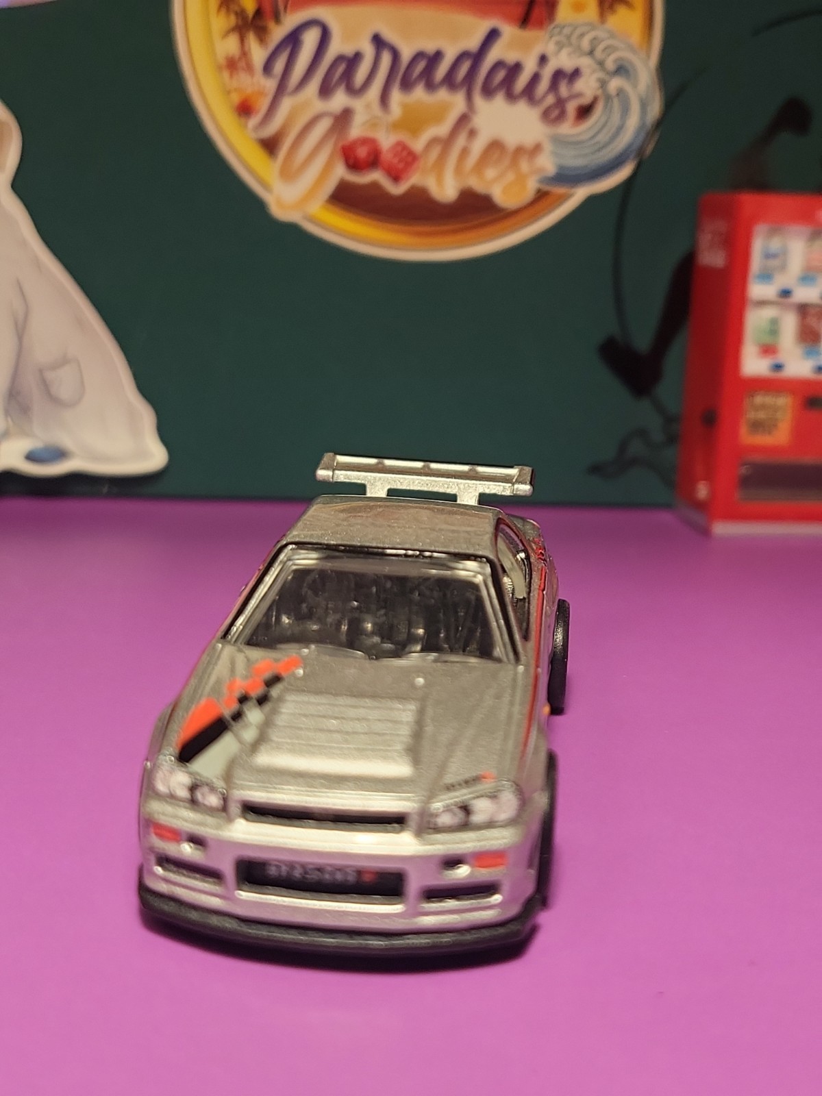HOT WHEELS PREMIUM LOOSE NISSAN SKYLINE GT-R R34 SILVER
