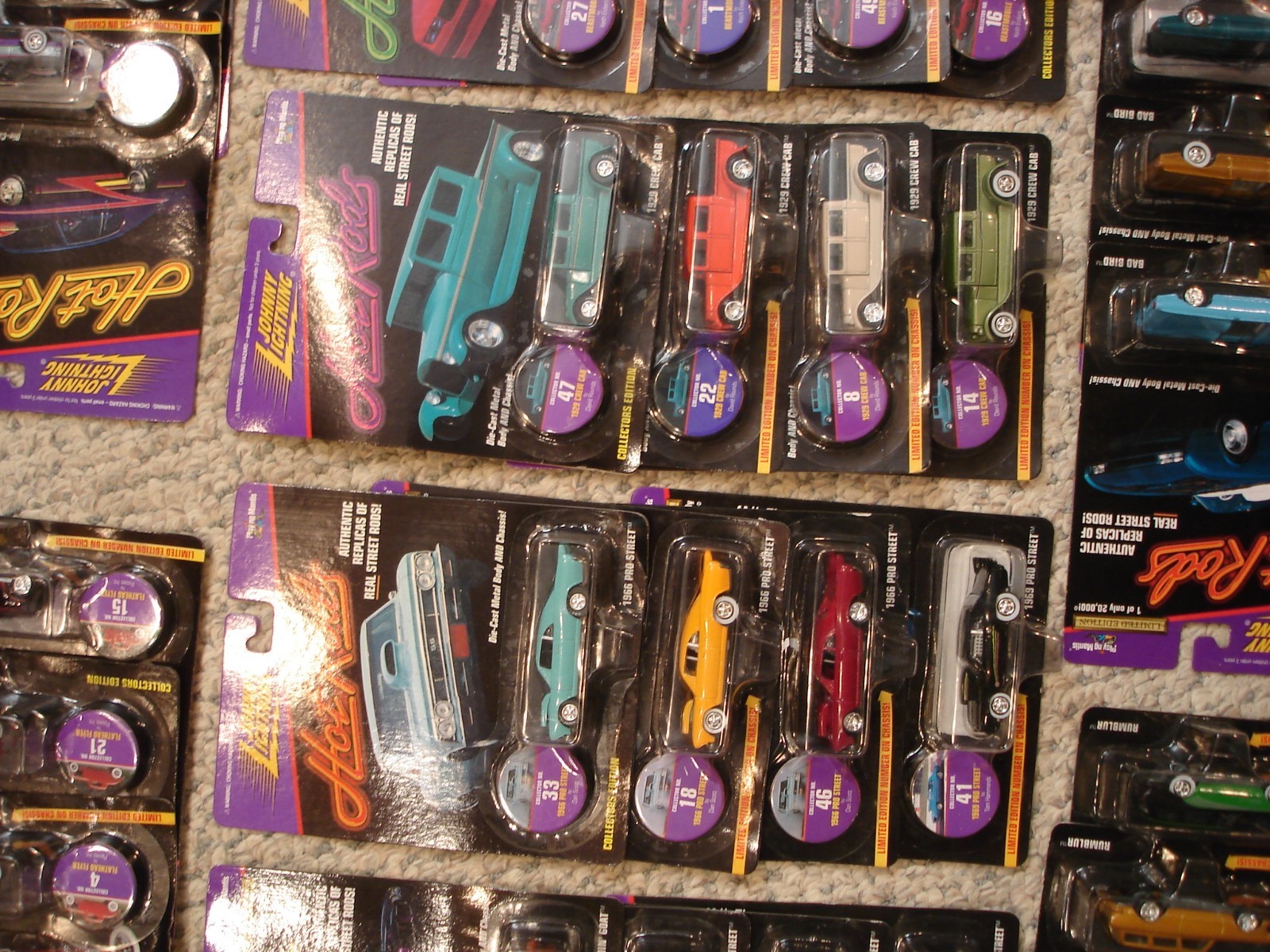 Lot of 36 Johnny Lightning 1997 1/64 Diecast new on card Frankenstude Bad Bird