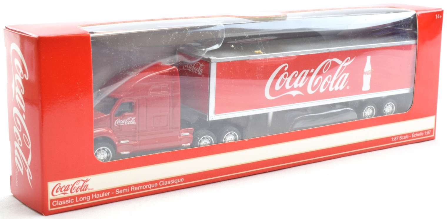 Motor City Classics Coca-Cola Coke Tractor Trailer 1:87 Diecast Truck 487010