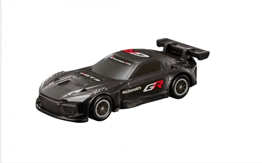 McDonalds Happy Set Tomica Toyota GR GT3 Black Car Sticker Japan 14+