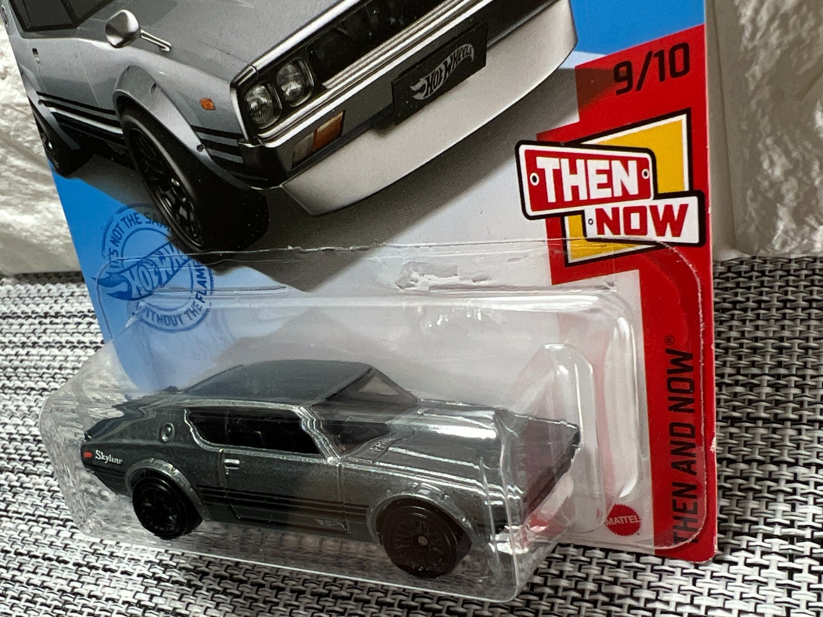 Hot Wheels Then And Now 9/10 Nissan Skyline 2000 GT-R 180/250 Gray