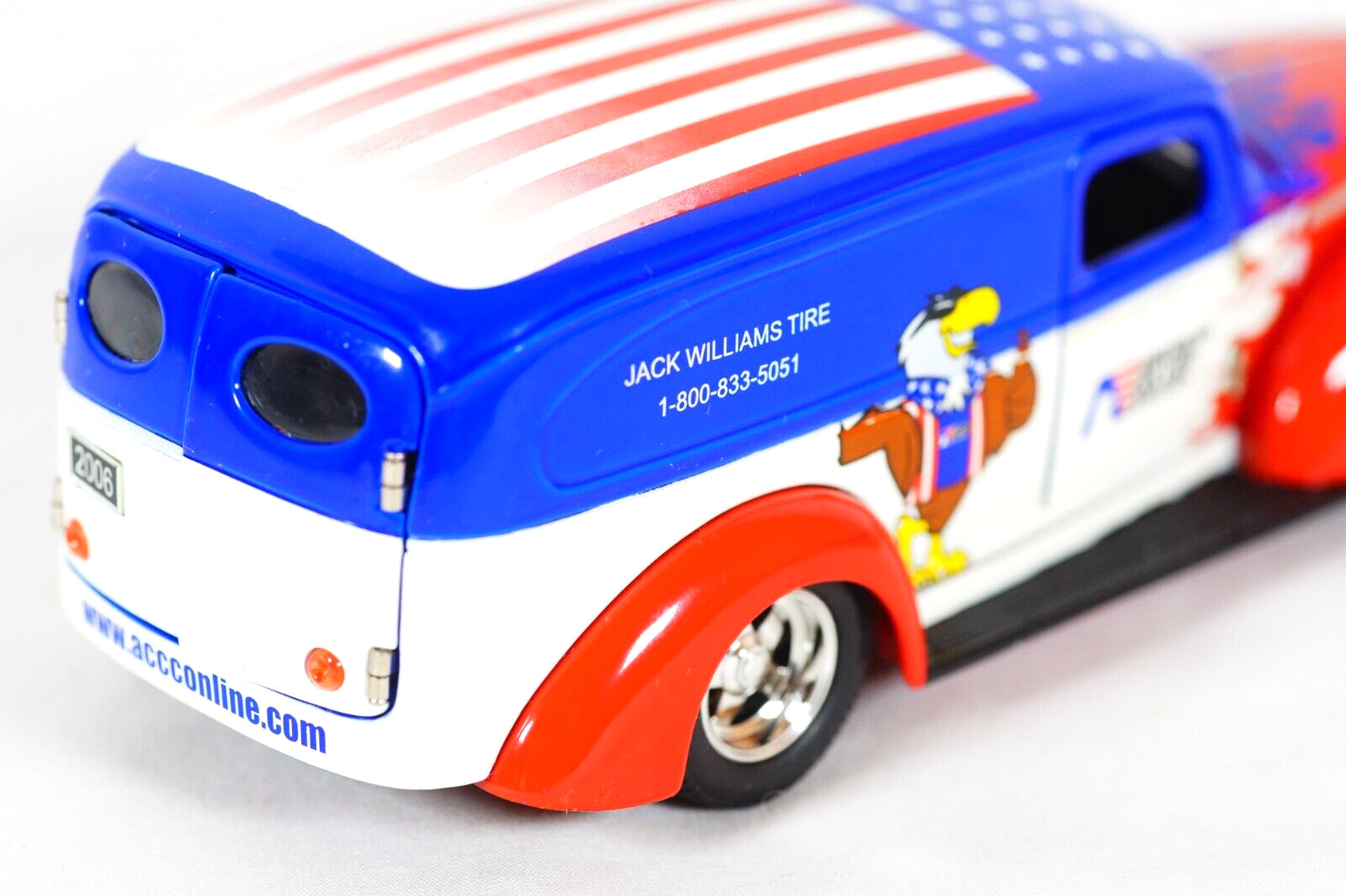 Liberty Classics 1941 Chevy Jack Williams Tires Patriotic Diecast Hot Rod RARE