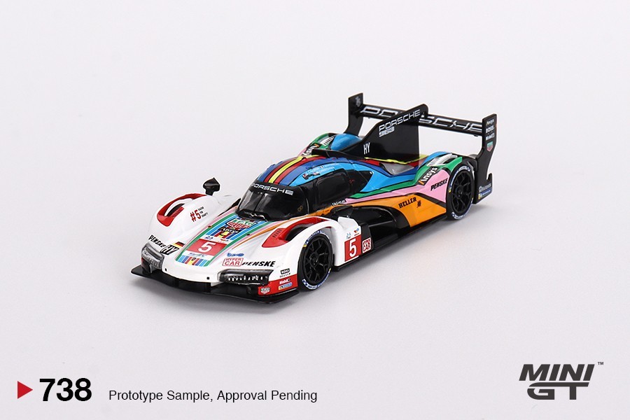 Mini GT 1:64 Porsche 963 Porsche Penske Motorsport 2023 24 Hrs of Le Mans 3 Cars