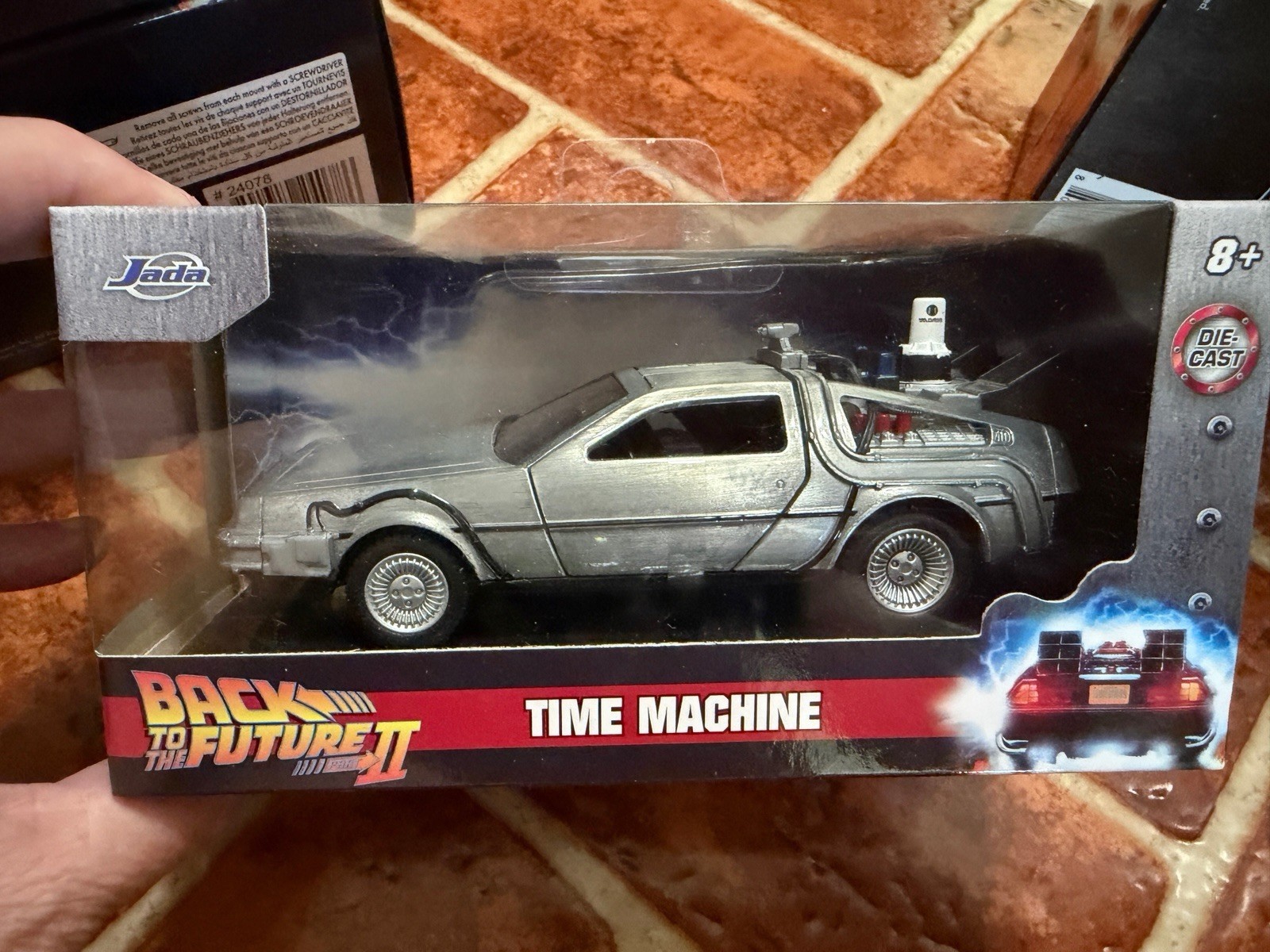 5 New Jada Hollywood Back To The Future Time Machine Delorean 1:32 Diecast Cars