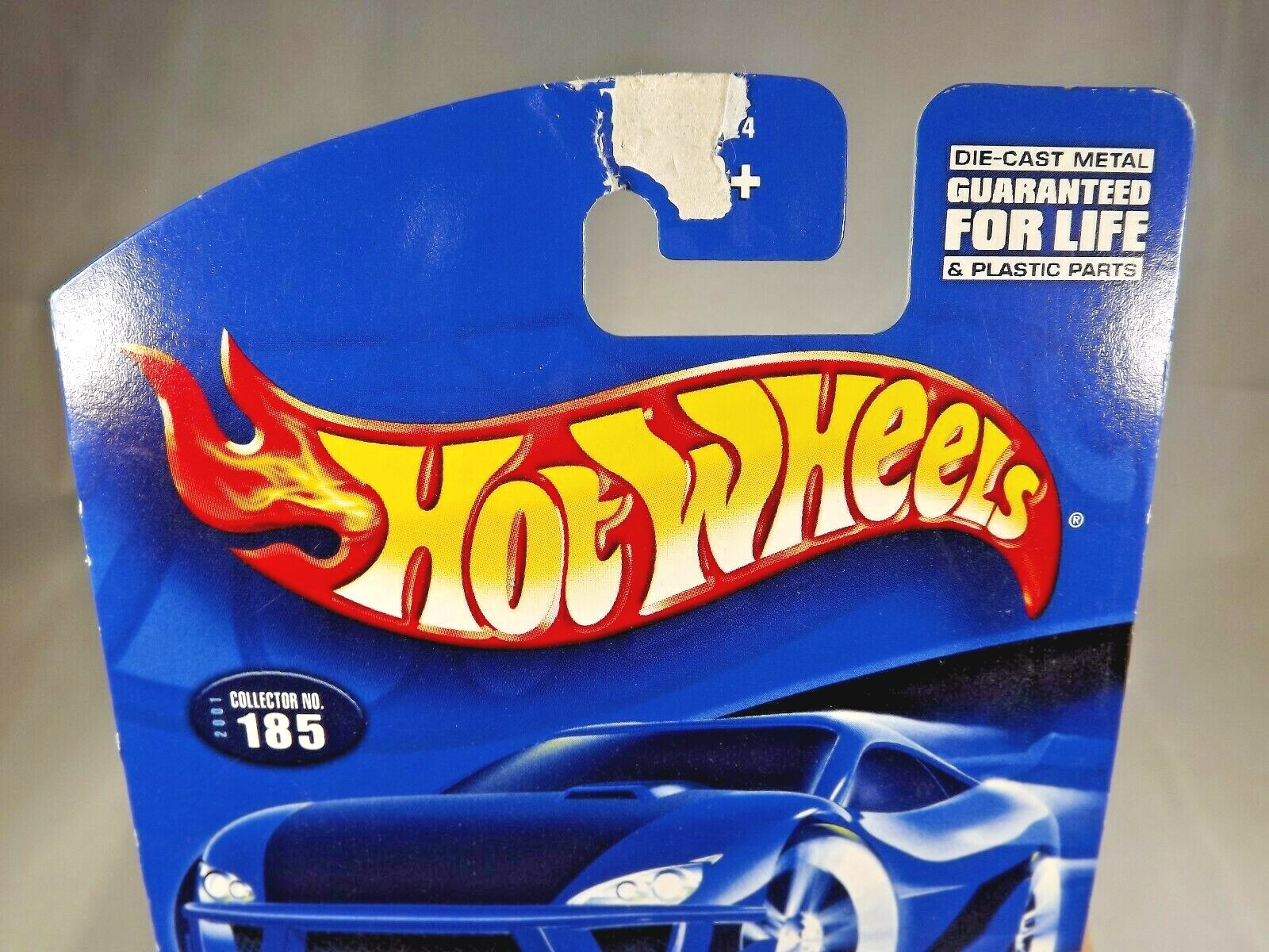 2001 Hot Wheels Mainline/Collector #185 ARMORED CAR Black w/ALW Chrome 5 Spoke