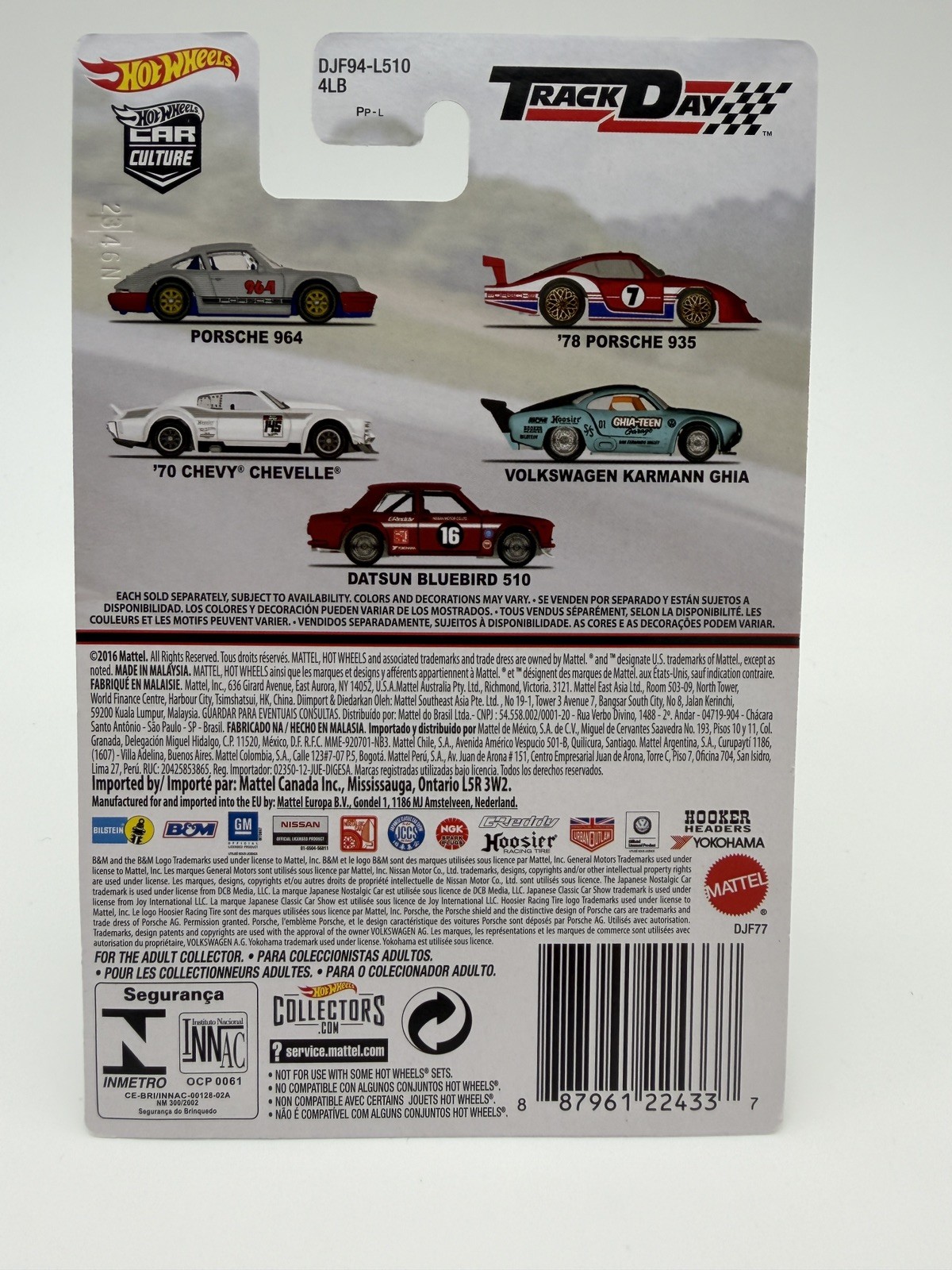 Hot Wheels Porsche Lot: GT3 RS, 935, 934 RSR New with Protectors Nice Lot